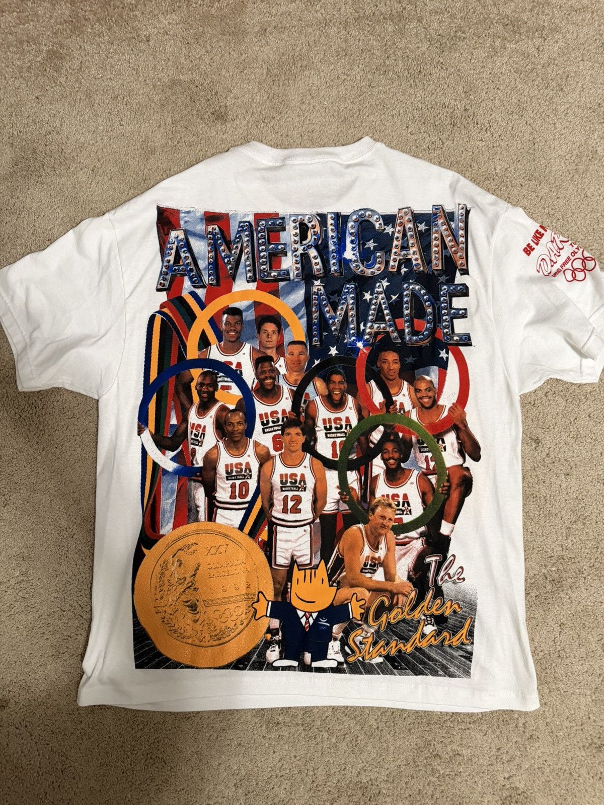 Vintage 1992 Olympic Dream Team Tee Size US XL / EU 56 / 4 - 3 Thumbnail