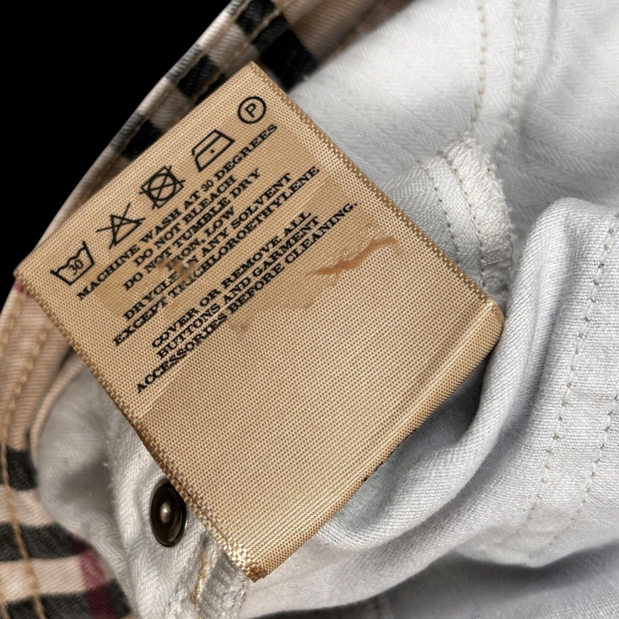 Burberry × Designer × Vintage Vintage Burberry London Nova Check Trouser Pants Size 28" / US 6 / IT 42 - 4 Thumbnail