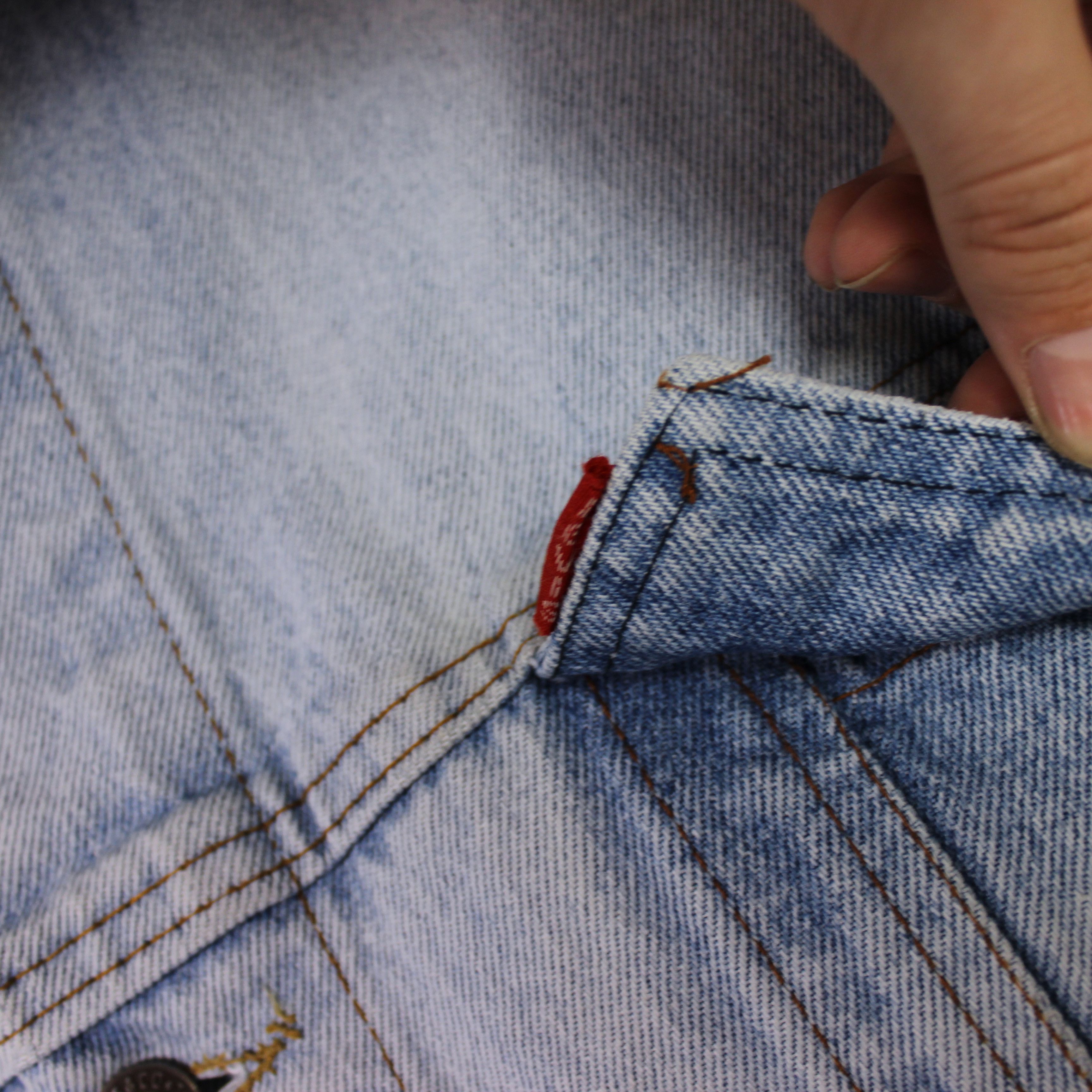 Levi's Levis vintage denim jacket rare blue white L Size US L / EU 52-54 / 3 - 8 Thumbnail