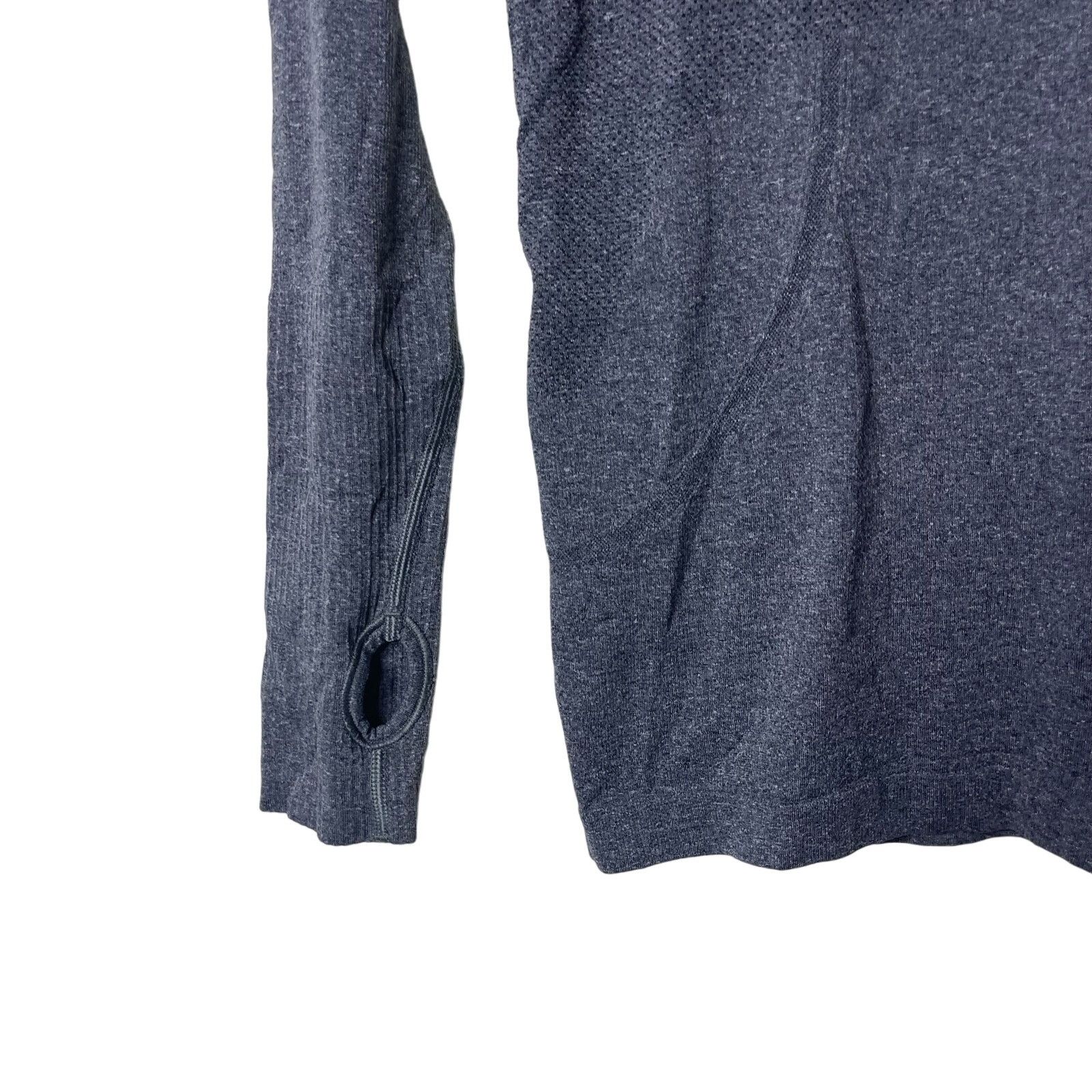 Lululemon Lululemon Swiftly Tech Long Sleeve Shirt Embroided Gray 6 Size M / US 6-8 / IT 42-44 - 3 Thumbnail