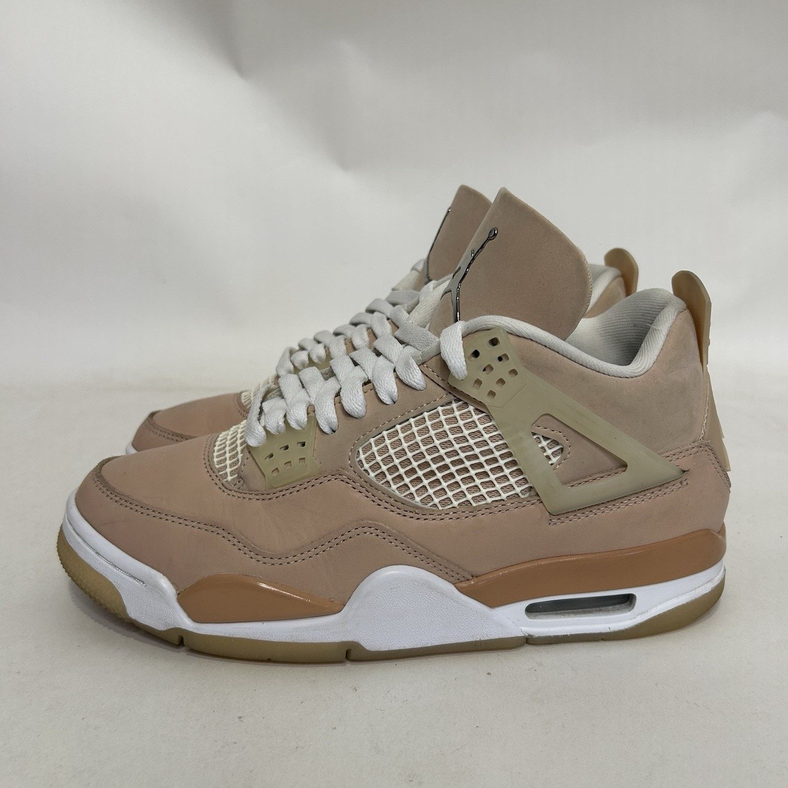 Jordan Brand Nike Air Jordan 4 Retro OG WMNS “Shimmer Tan White” Size US 9 / IT 39 - 6 Thumbnail