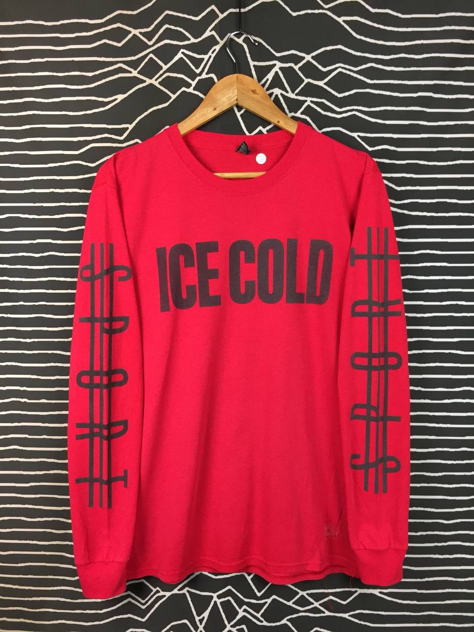 ICNY Vtg Ice Cold New York Hi-Vis Reflective Long Sleeve Tee Size US M / EU 48-50 / 2 - 6 Thumbnail