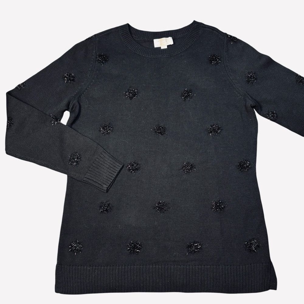 Other NWT New Jingle Belles by Kim Gravel Tinsel Dots Bateau Neck Size S / US 4 / IT 40 - 2 Thumbnail