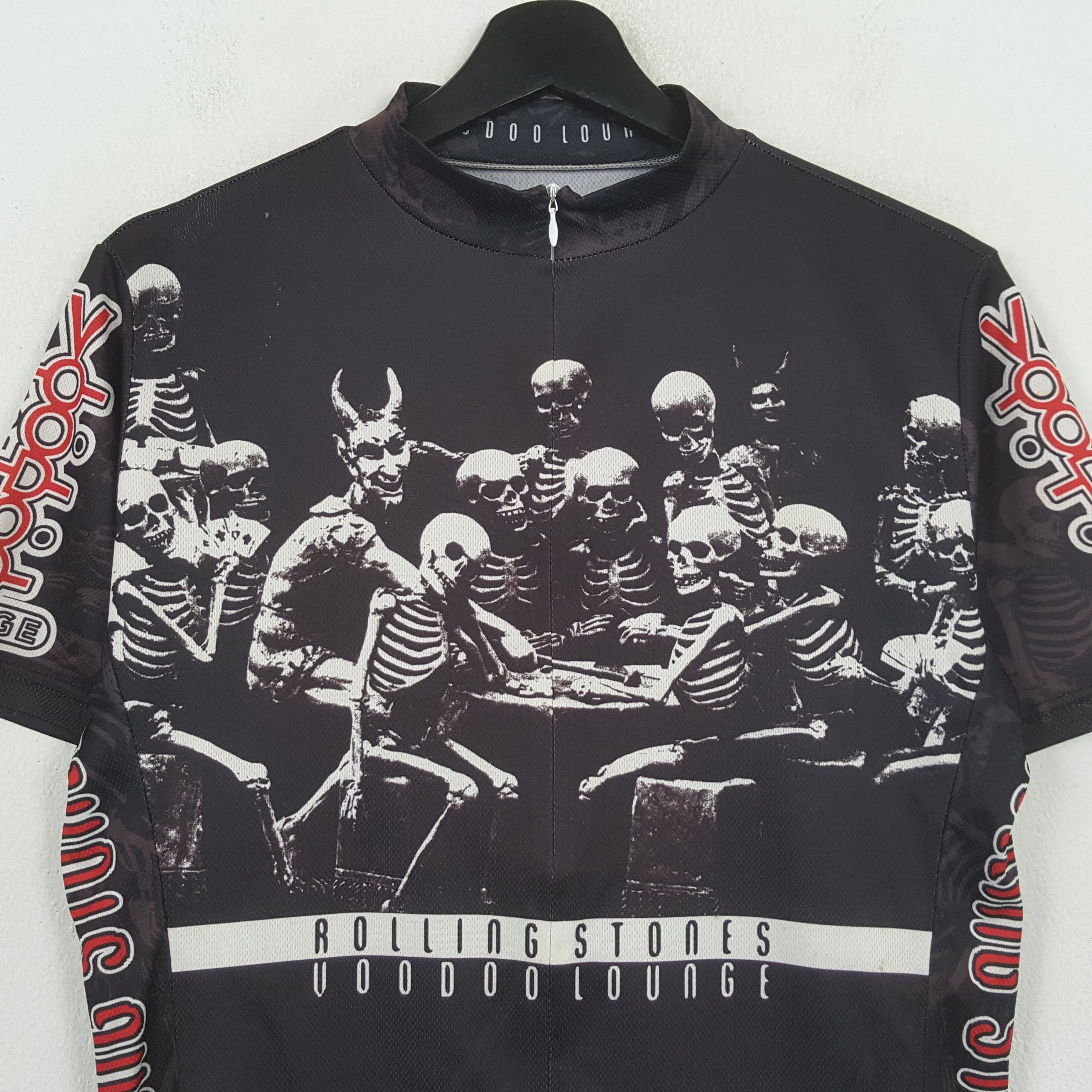 Vintage Rolling Stones Voodoo Lounge Bike Jersey Tshirt RR15 Size US M / EU 48-50 / 2 - 2 Thumbnail