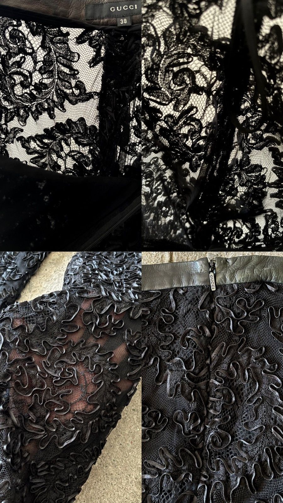 Gucci Archive Gucci - Tom Ford - FW1999 - Evening Lace Pants Size 26" / US 2 / IT 38 - 21 Thumbnail