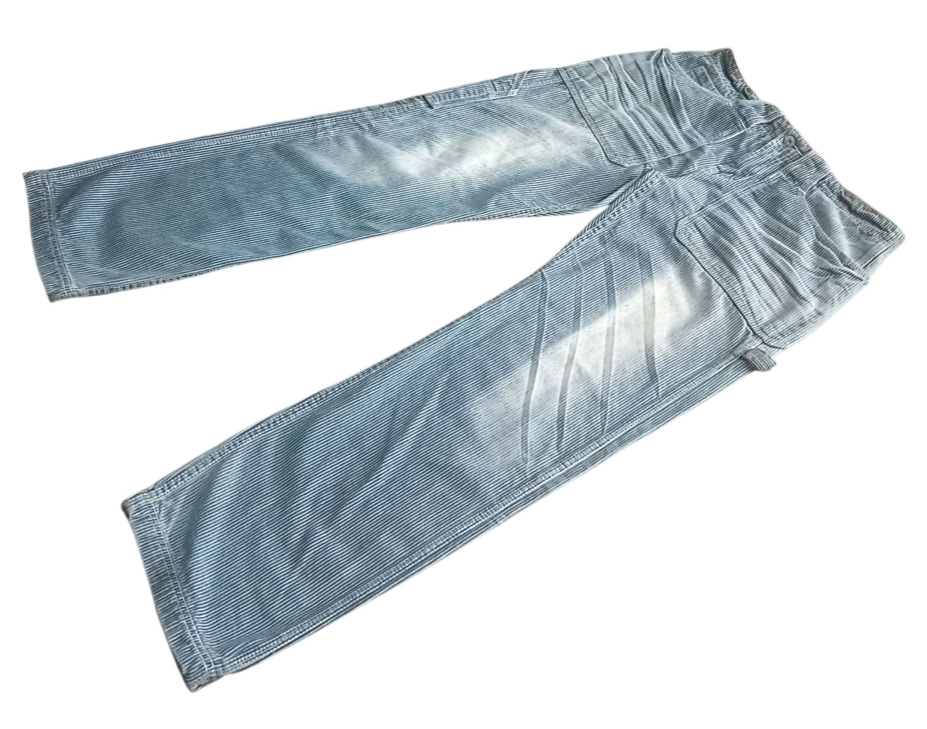 Other Distressed Carpenter Striped Jeans Size US 32 / EU 48 - 3 Thumbnail