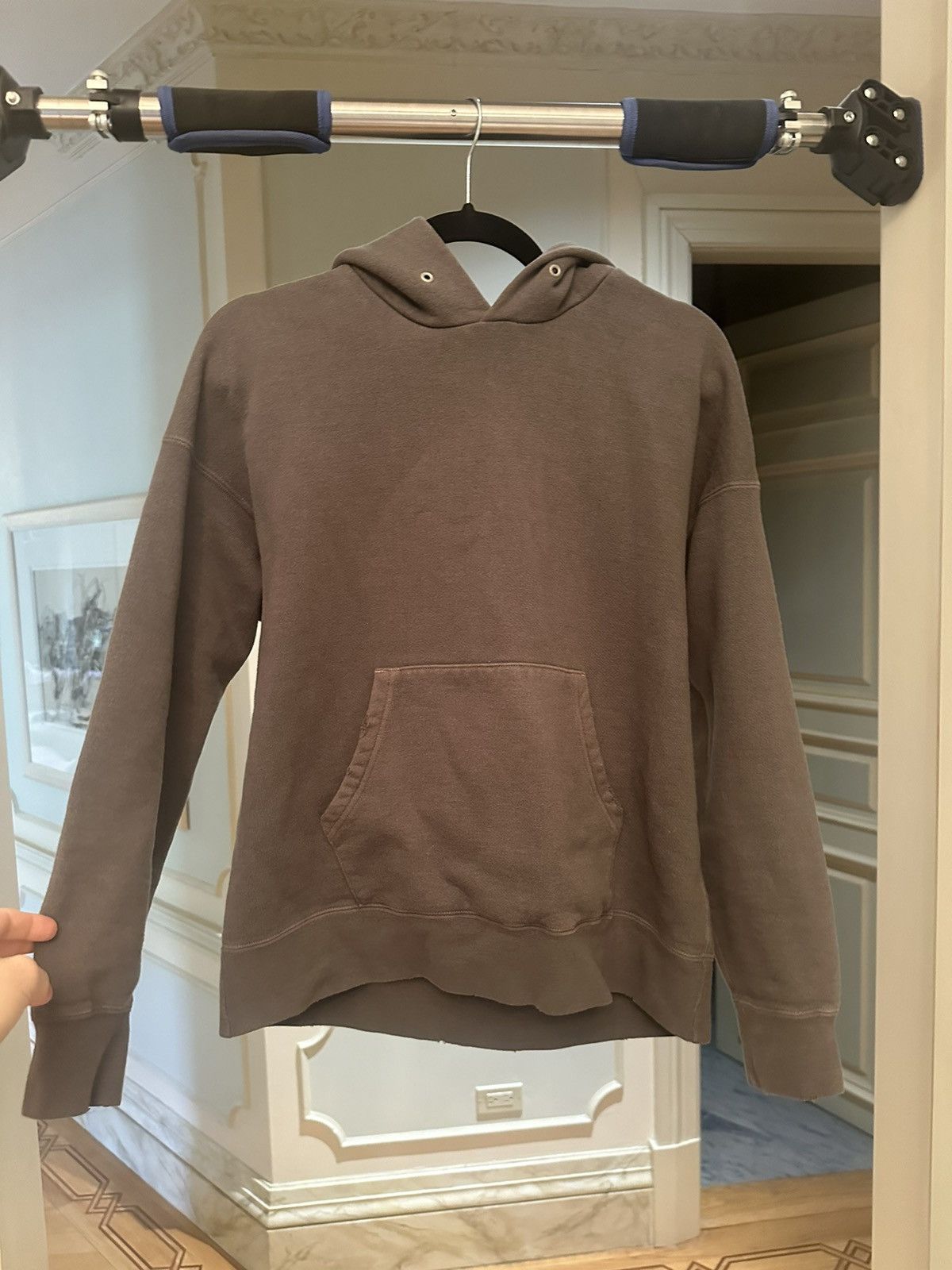 Image of Visvim Jumbo Hoodie Size 1 in Grey, Men's