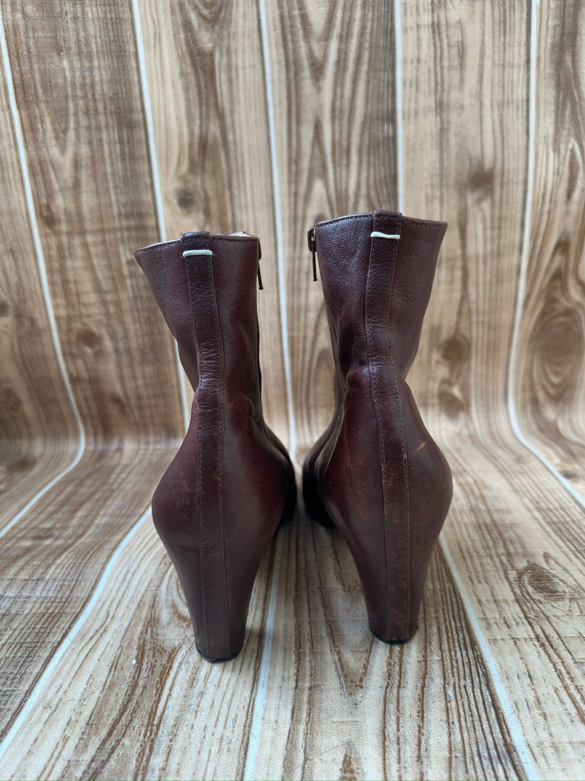 Maison Margiela Maison Martin Margiela Curved Heeled Boots Line 22 Size US 9 / IT 39 - 8 Thumbnail