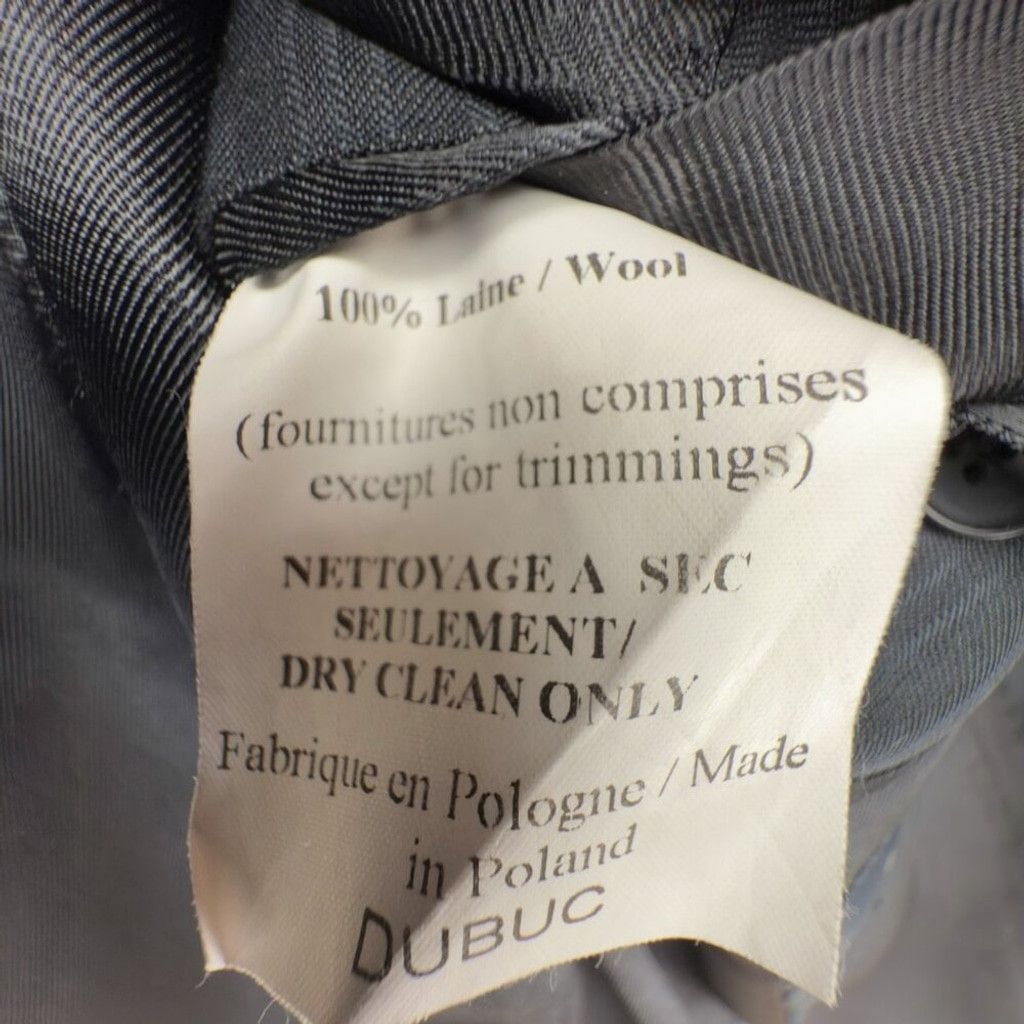 Philippe Dubuc PHILIPPE DUBUC Plaid Dark Gray Blazer Pants Suit Size 38R Size 38R - 10 Thumbnail