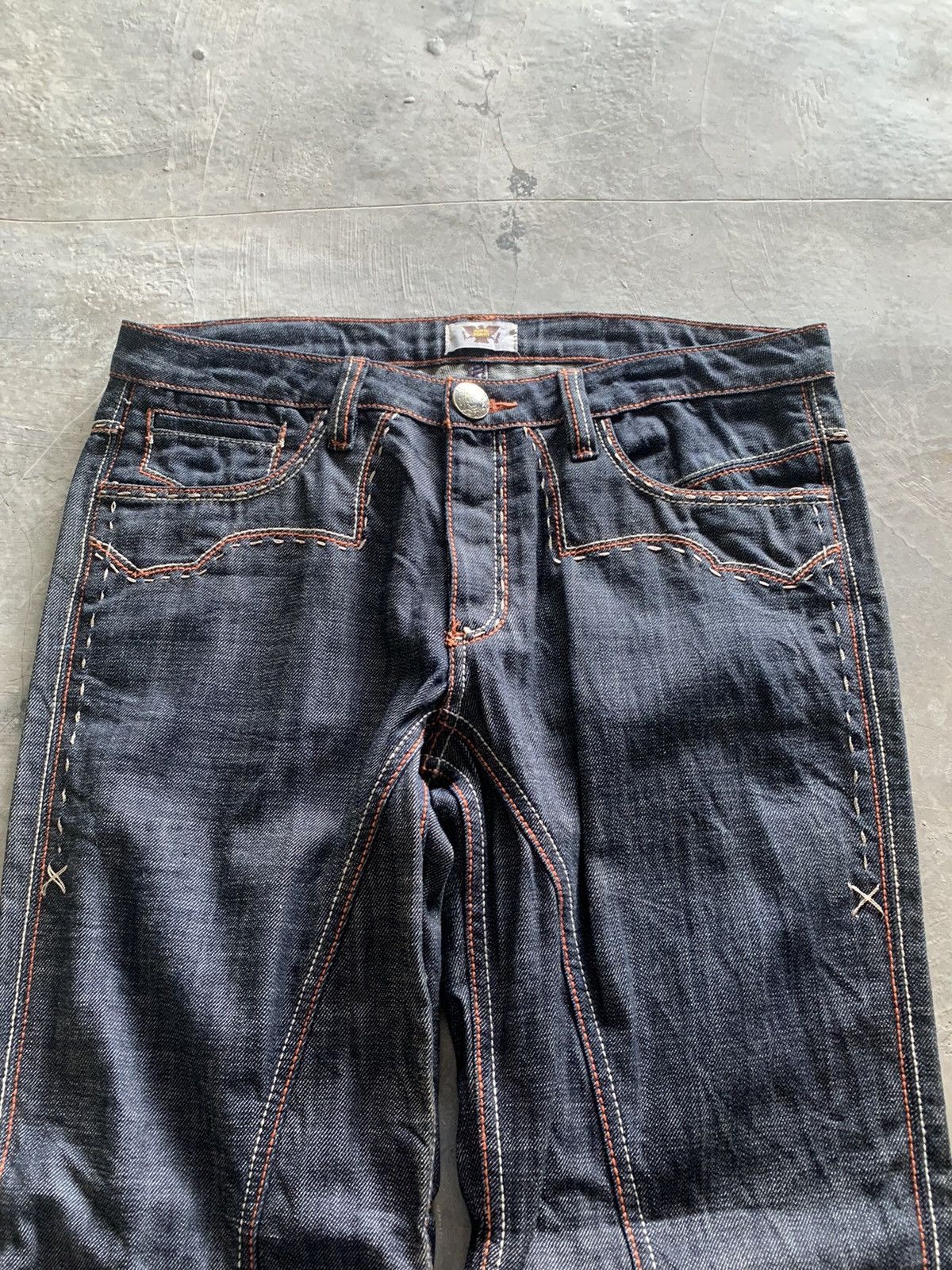 Antik Denim × Ksubi × Le Grande Bleu (L.G.B.) y2k antik denim western style cowboy with dope stitching Size US 36 / EU 52 - 4 Thumbnail
