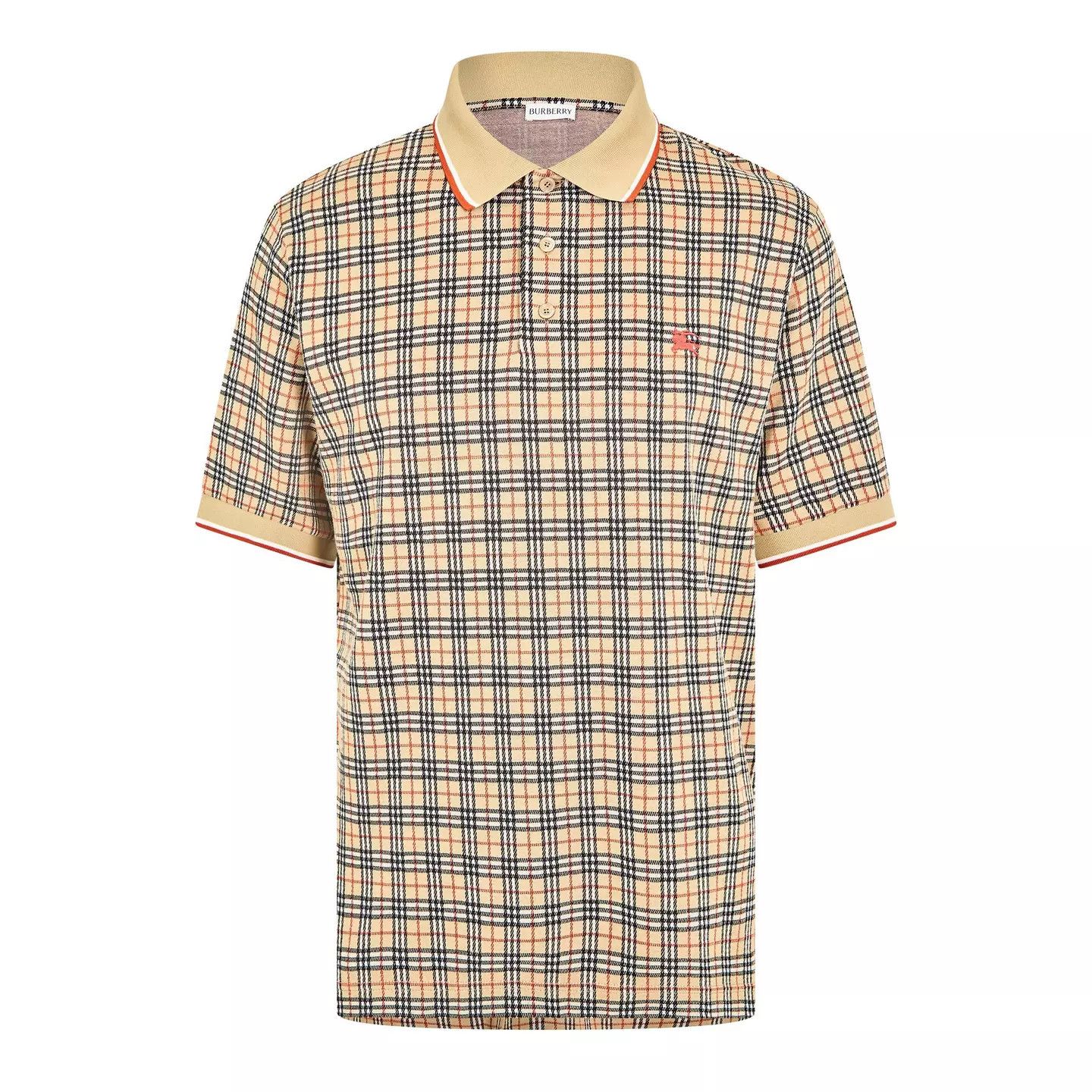Burberry o1g2r1mq0426 Burb Pelham Polo Shirt in Multicolor Size US M / EU 48-50 / 2 - 1 Thumbnail