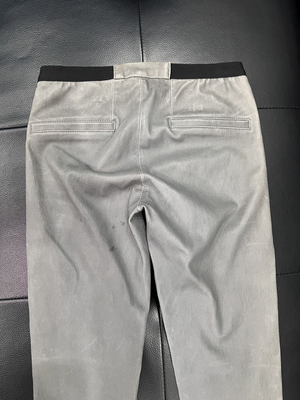 Helmut Lang Helmut Lang Stretch Lambskin Leather Pants Size US 28 / EU 44 - 6 Thumbnail