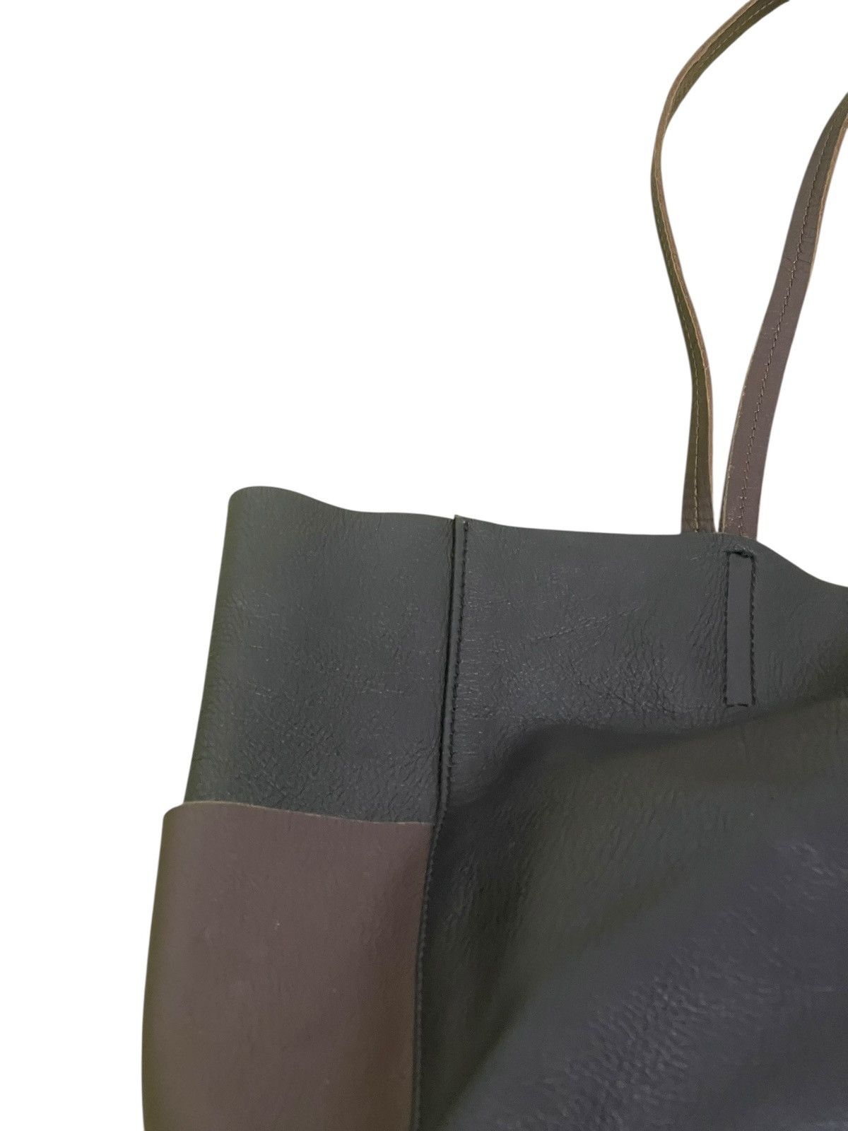 Japanese Brand Full Leather Guardant Tote Shoulder Bag 2🟩2 Size ONE SIZE - 12 Thumbnail