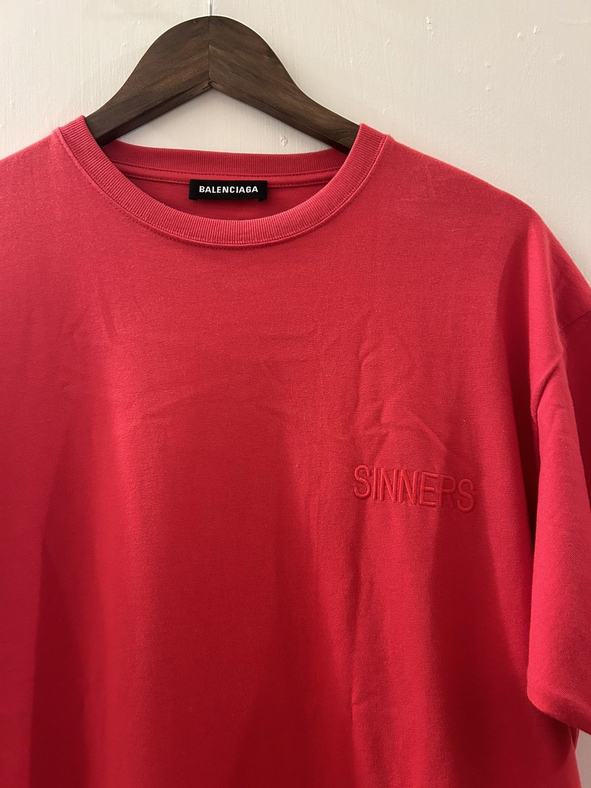 Balenciaga sinners t shirt best sale