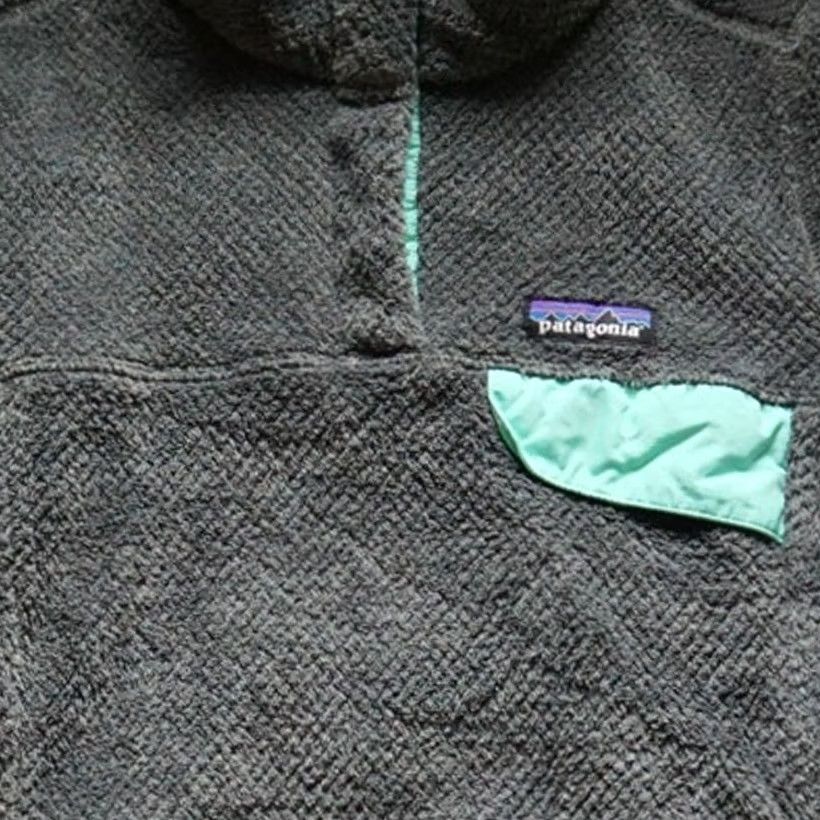Patagonia Patagonia Re-Tool Snap-T Pullover Gray Teal Size S Womens Shirt Size S / US 4 / IT 40 - 3 Thumbnail