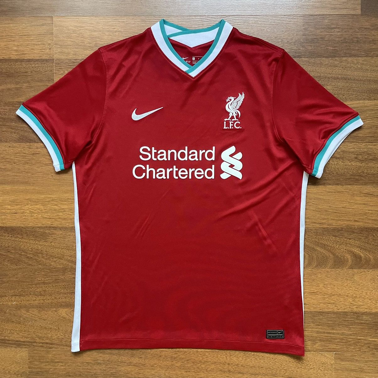 Nike LIVERPOOL NIKE 2020/2021 FOOTBALL HOME JERSEY #4 VIRGIL Size US L / EU 52-54 / 3 - 2 Thumbnail