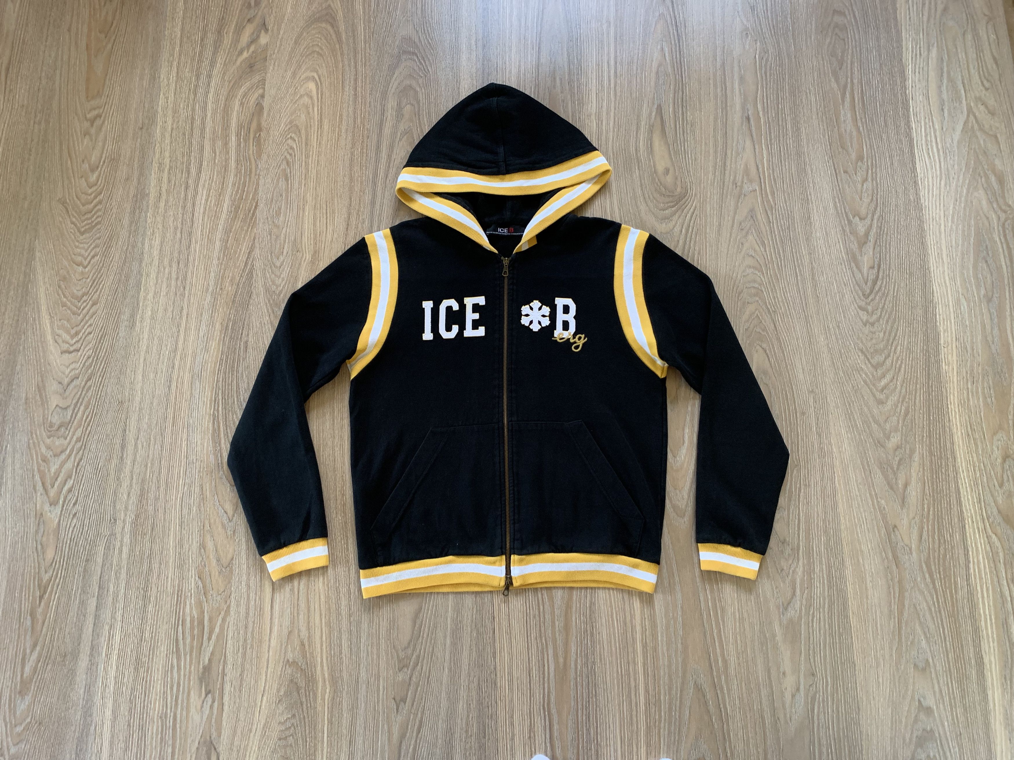Iceberg Vintage Iceberg Black Hoodie Size US S / EU 44-46 / 1 - 1 Thumbnail