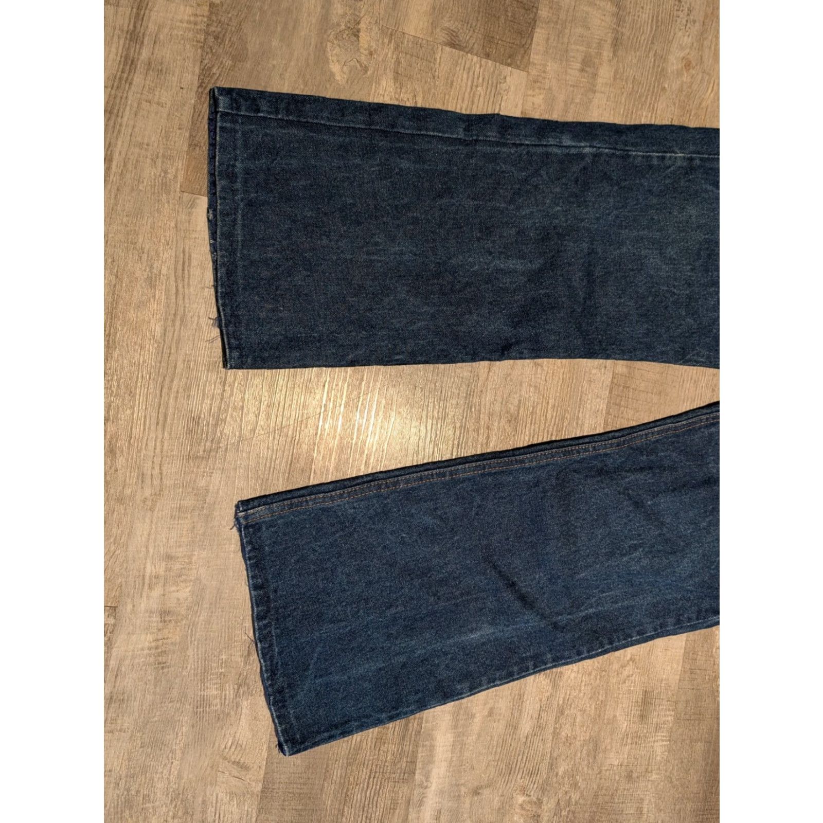 Levi's VINTAGE Levi's 517 Jeans Men 36x28 Dark Blue 90s Retro USA Made Five-Pocket Straight Mens Size US 36 / EU 52 - 2 Thumbnail