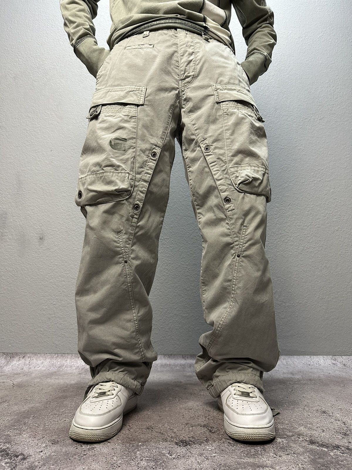 G-Star × Japanese Brand × Vintage Vintage G Srar Raw Y2K Baggy Fit Cargo Jeans Pants Size US 32 / EU 48 - 1 Thumbnail