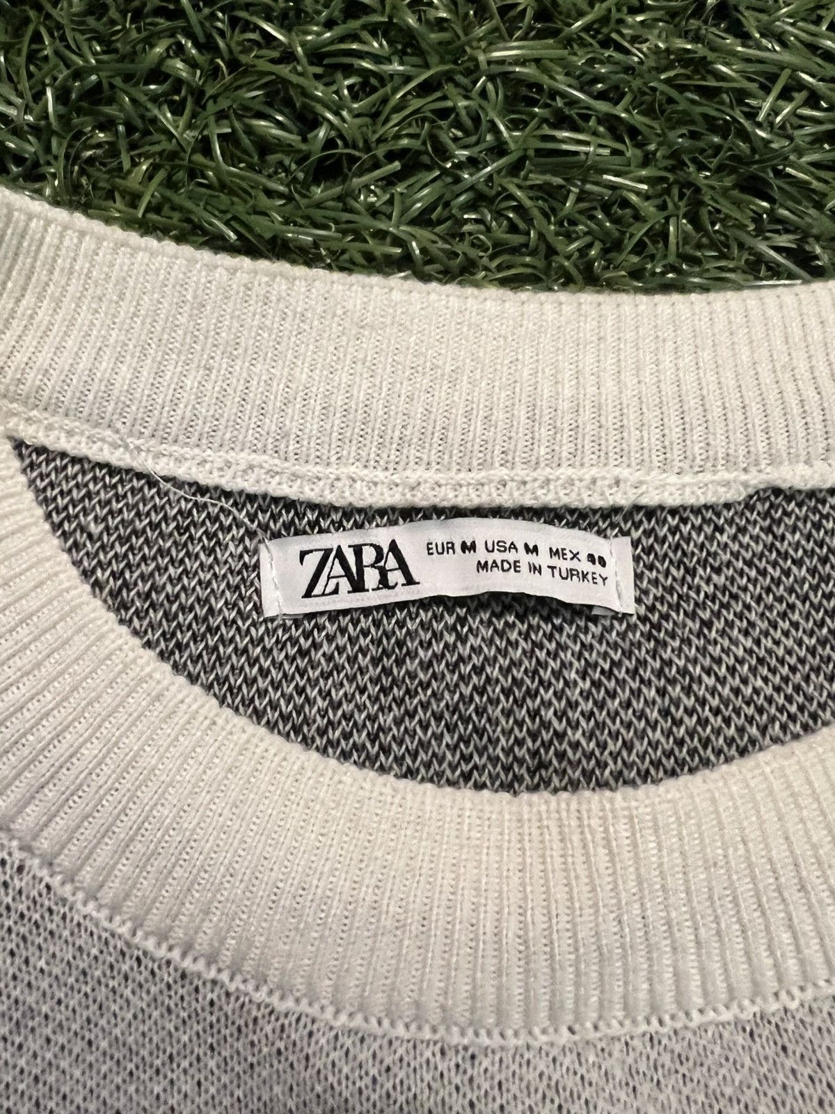 Zara Zara Claw Crewneck Knitted Grey Sweater Size US M / EU 48-50 / 2 - 3 Thumbnail