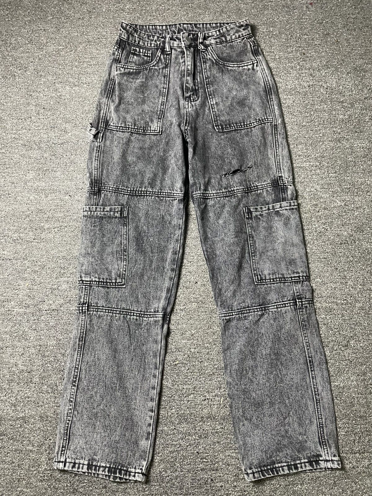 Shein × Vintage SHEIN Brand Cargo Jeans Pants (95) Size US 26 / EU 42 - 1 Thumbnail