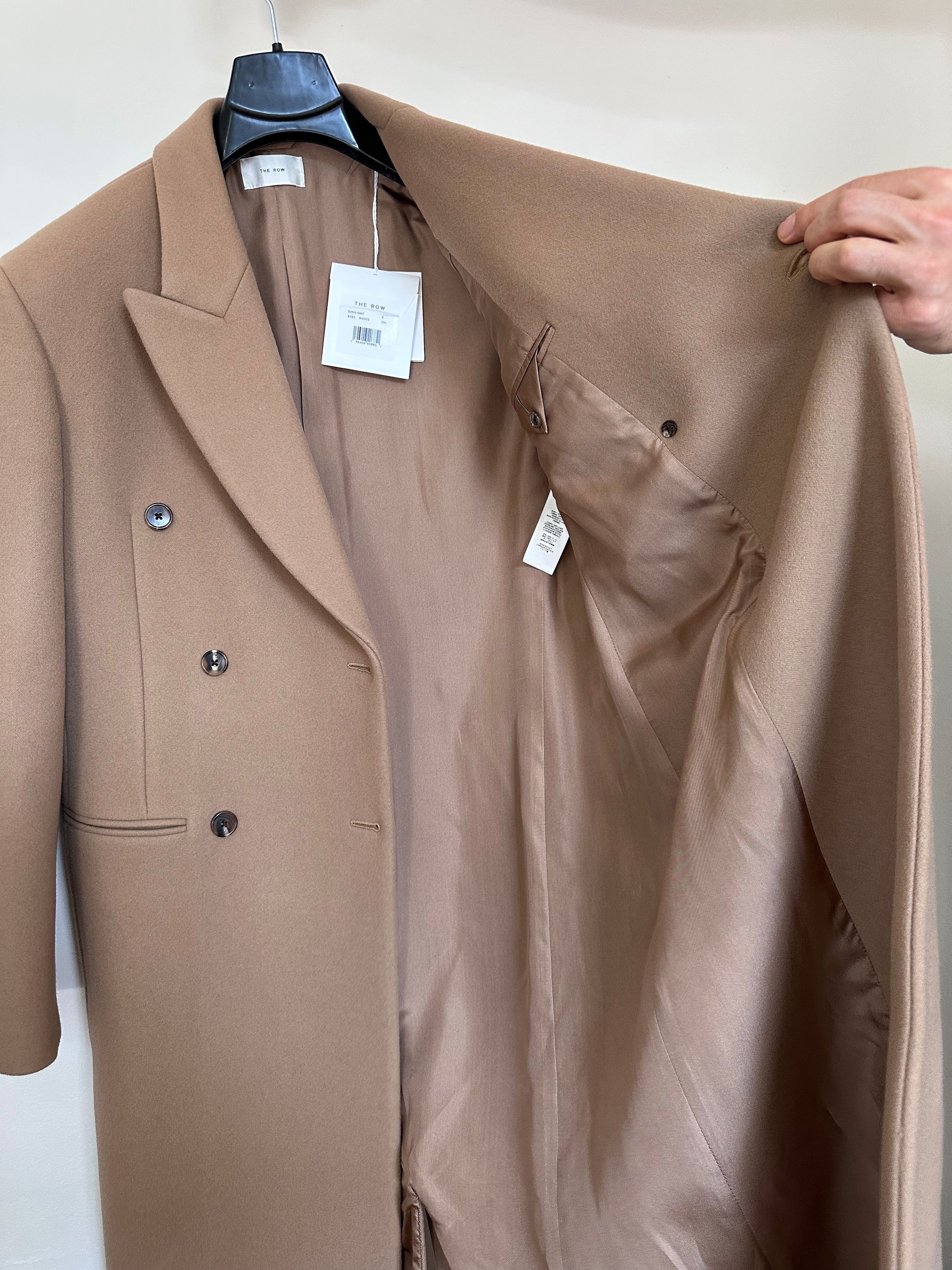 The Row The Row – Duras 100% Wool Coat in Camel (US 8 / M) Size M / US 6-8 / IT 42-44 - 3 Thumbnail