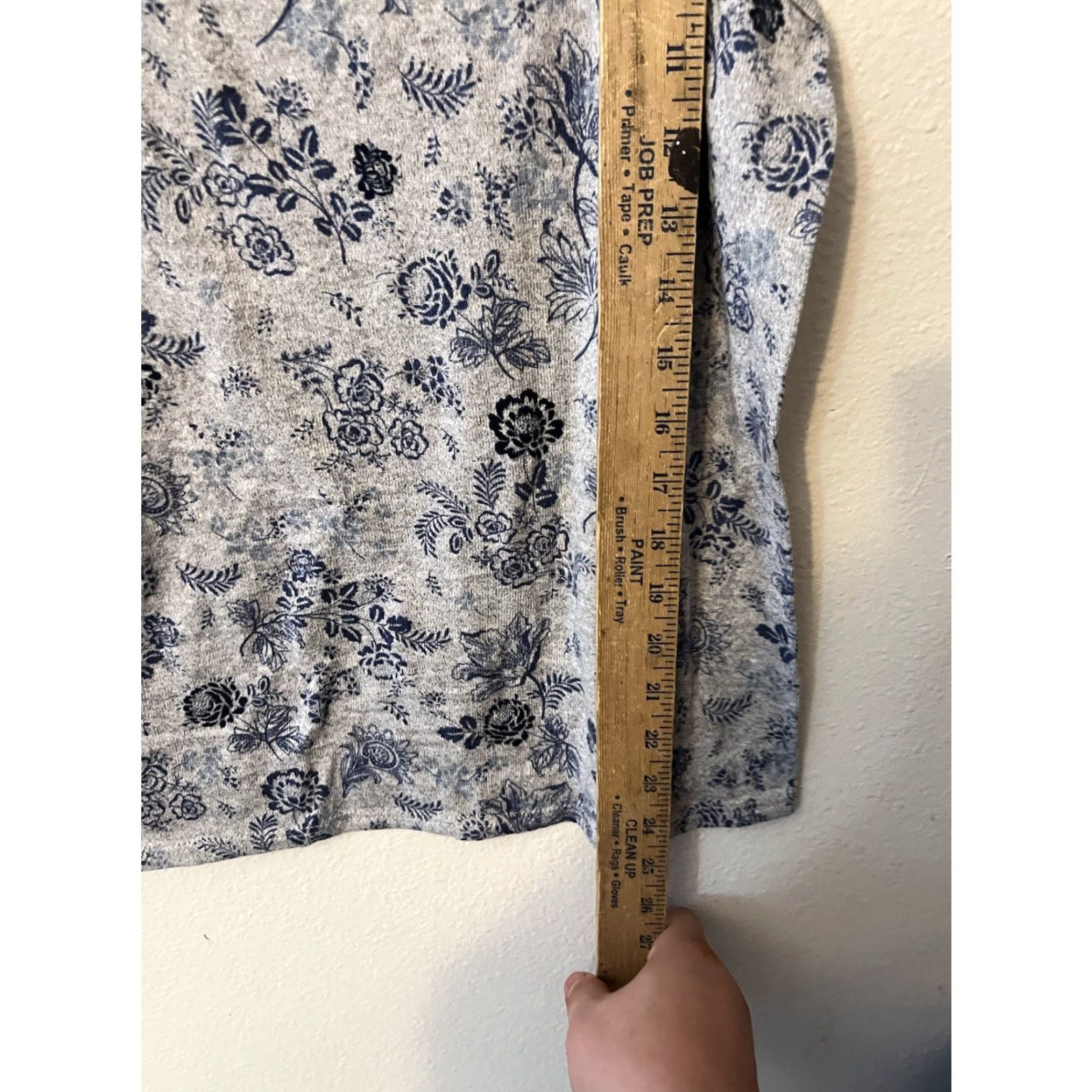 Lucky Brand Lucky Brand Sleep Shirt Gray Floral Tank Tee Lounge Sleeveless Womens L Gray Stars Cotton Modal Sleeveless Sleepshirt Women L Size L / US 10 / IT 46 - 5 Thumbnail