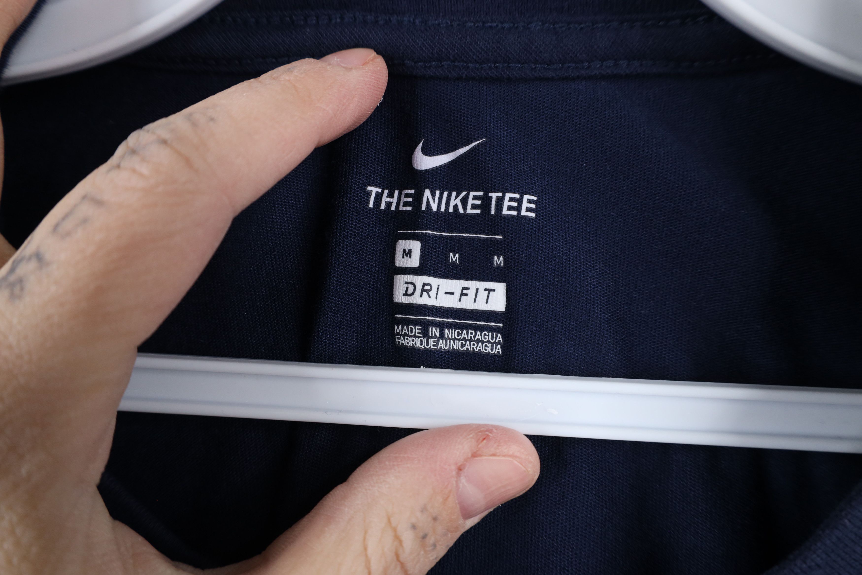 Nike × Vintage Nike Dri-Fit Spell Out USA Hockey Short Sleeve T-Shirt Size M / US 6-8 / IT 42-44 - 6 Thumbnail