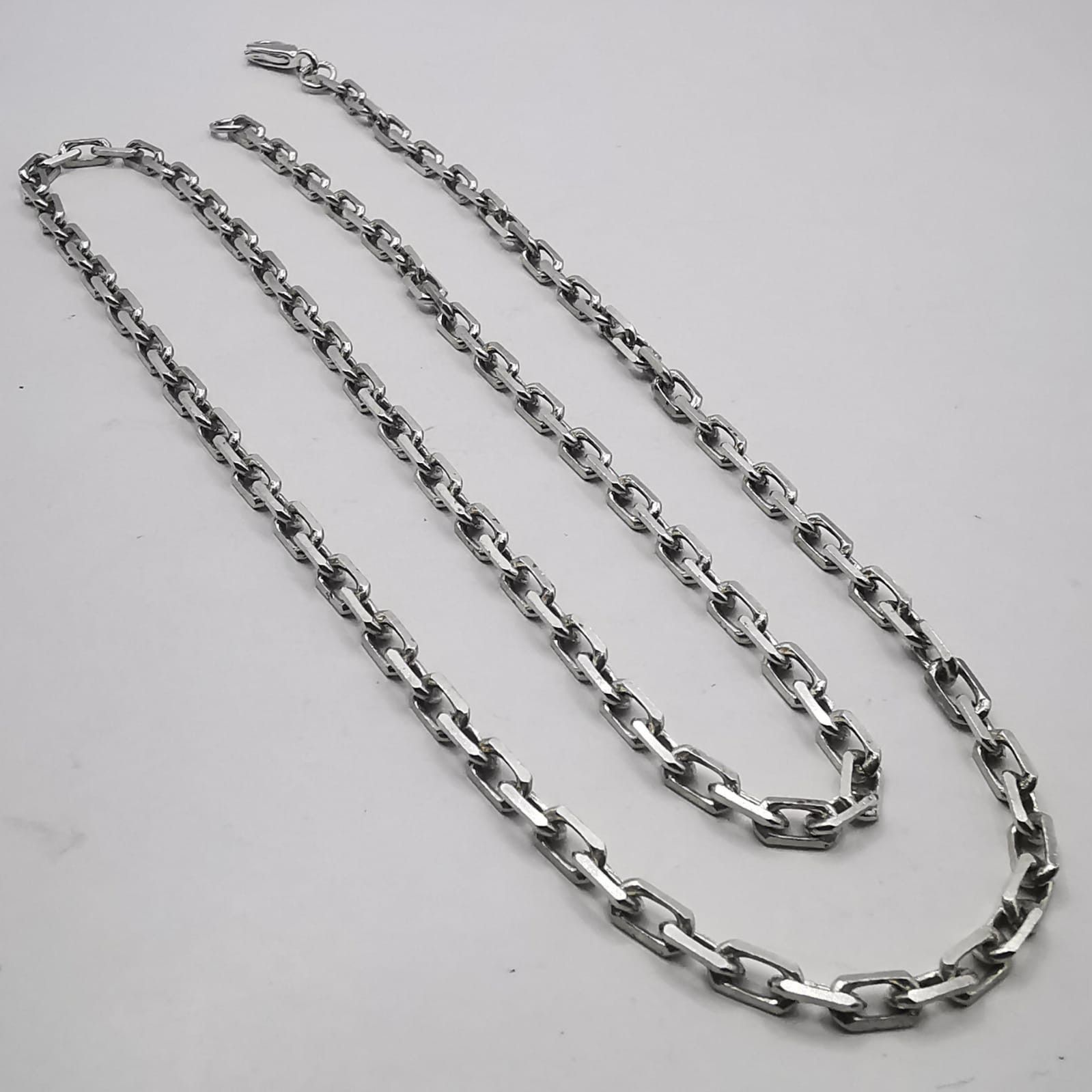 Vintage Jewelry Chain, 925 Sterling Silver, Signed 16.47G, Men's