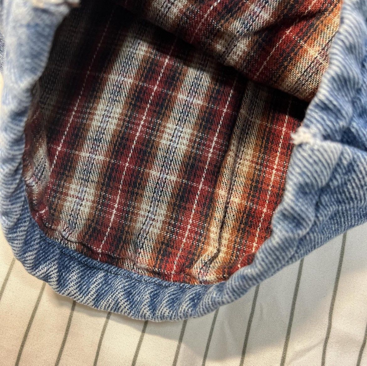 Cabelas × Vintage 36x30 Cabelas Flannel Lined Heavyweight Baggy Jeans Size US 36 / EU 52 - 5 Thumbnail