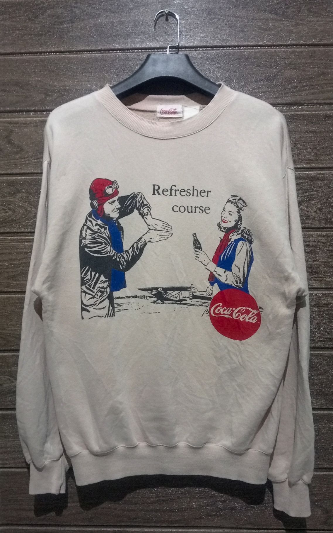 Coca Cola Vintage '90s Coca-Cola Sweatshirt Very Rare Size US L / EU 52-54 / 3 - 1 Thumbnail