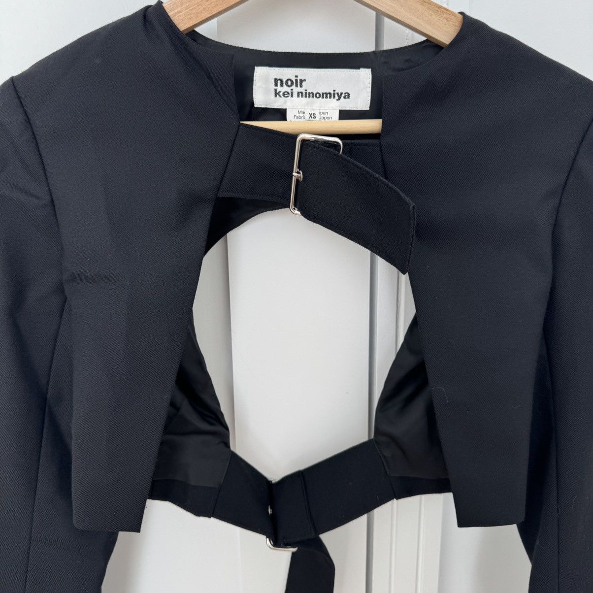 Comme des Garcons Noir Kei Ninomiya Bolero Jacket Size XS / US 0-2 / IT 36-38 - 5 Thumbnail