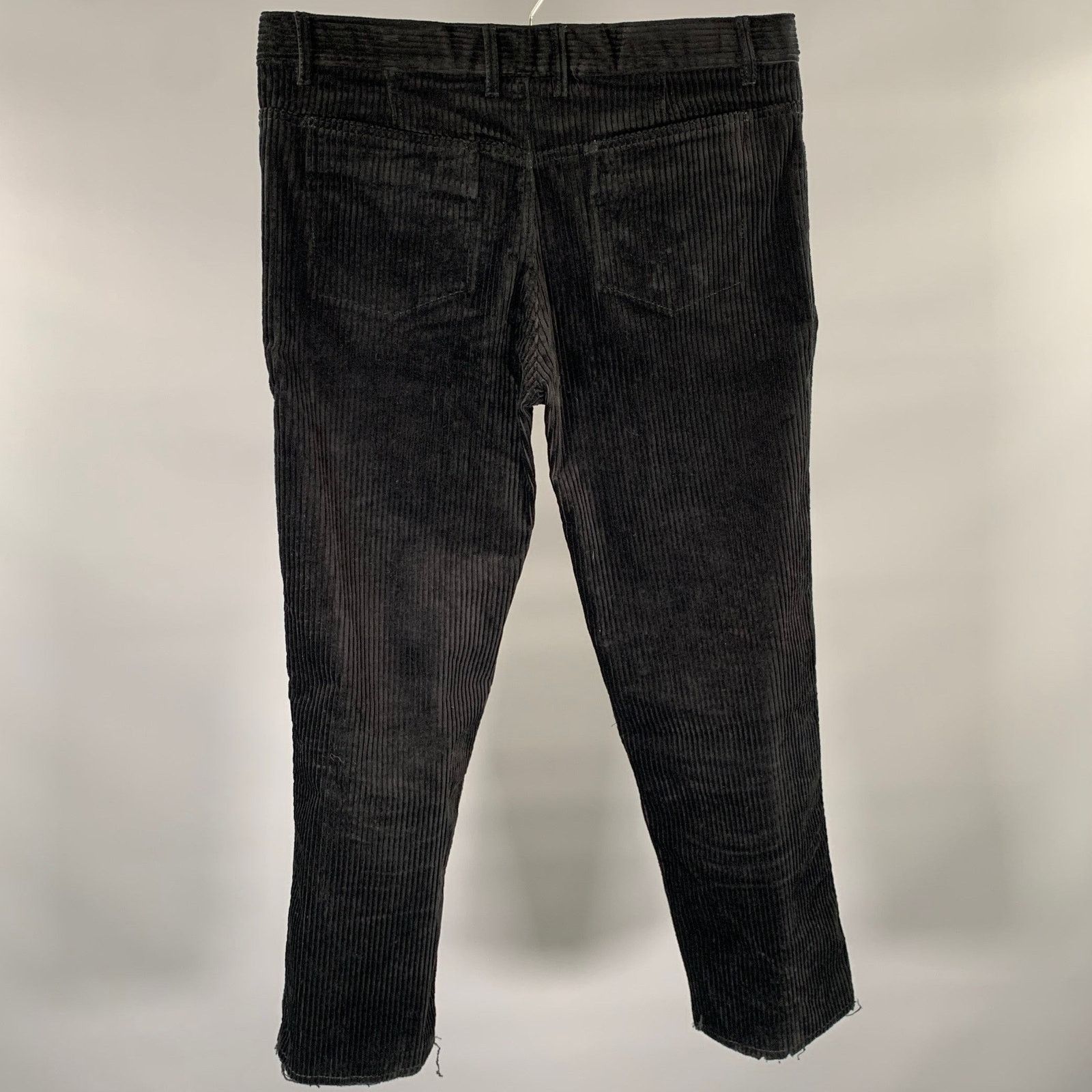Haider Ackermann HAIDER ACKERMANN Size 36 Black Corduroy Casual Pants Size US 36 / EU 52 - 3 Thumbnail