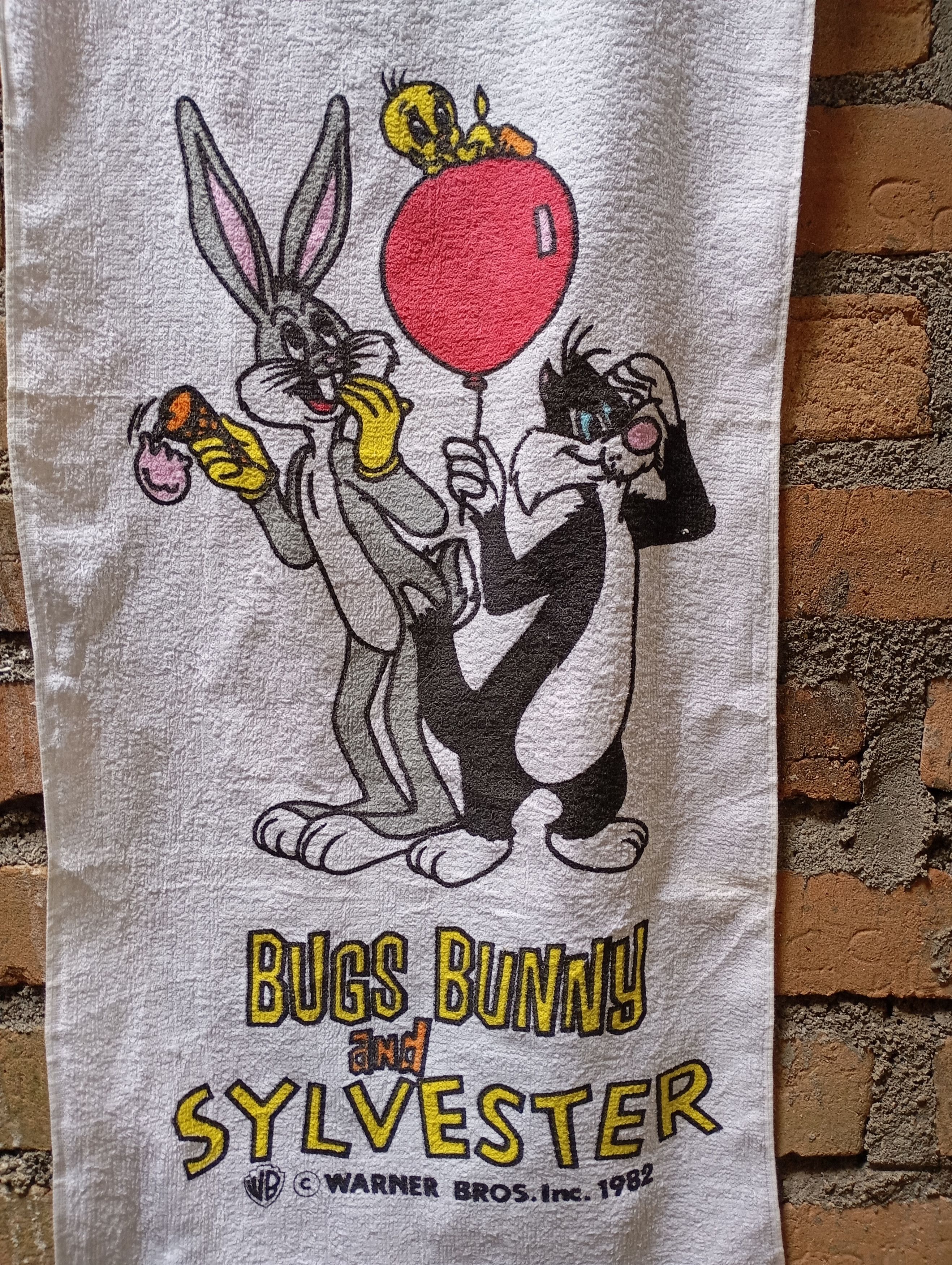 Vintage × Warner Bros Vintage Tweety Warner Bros Hand Towel Size ONE SIZE - 4 Thumbnail