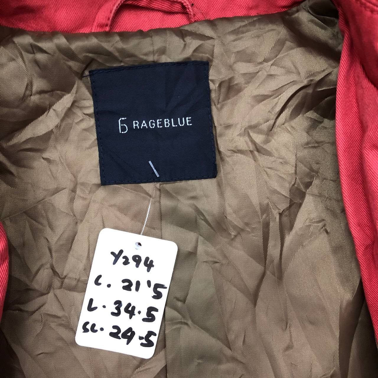 Y294 JAPAN RAGEBLUE PARKAS