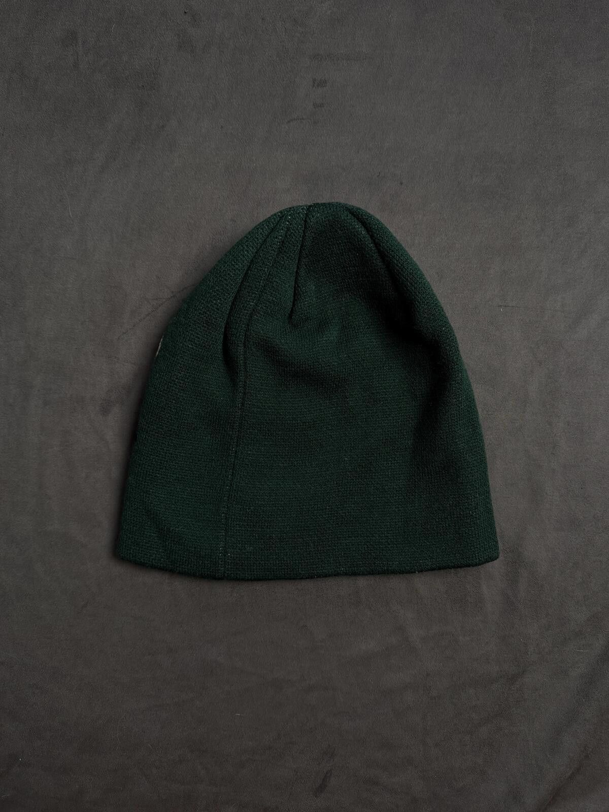 Vanson Leathers Vtg Vanson Leathers No Cuff Knit Beanie Hat Green Size ONE SIZE - 7 Thumbnail