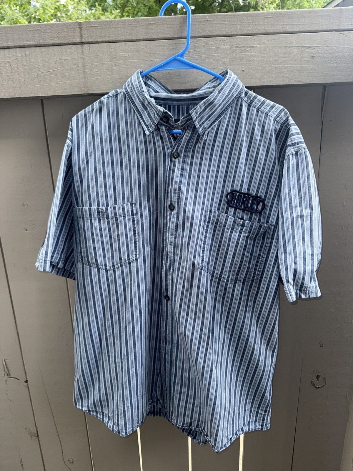 Ed Hardy Vintage Ed Hardy Striped Button Up Size US L / EU 52-54 / 3 - 1 Thumbnail