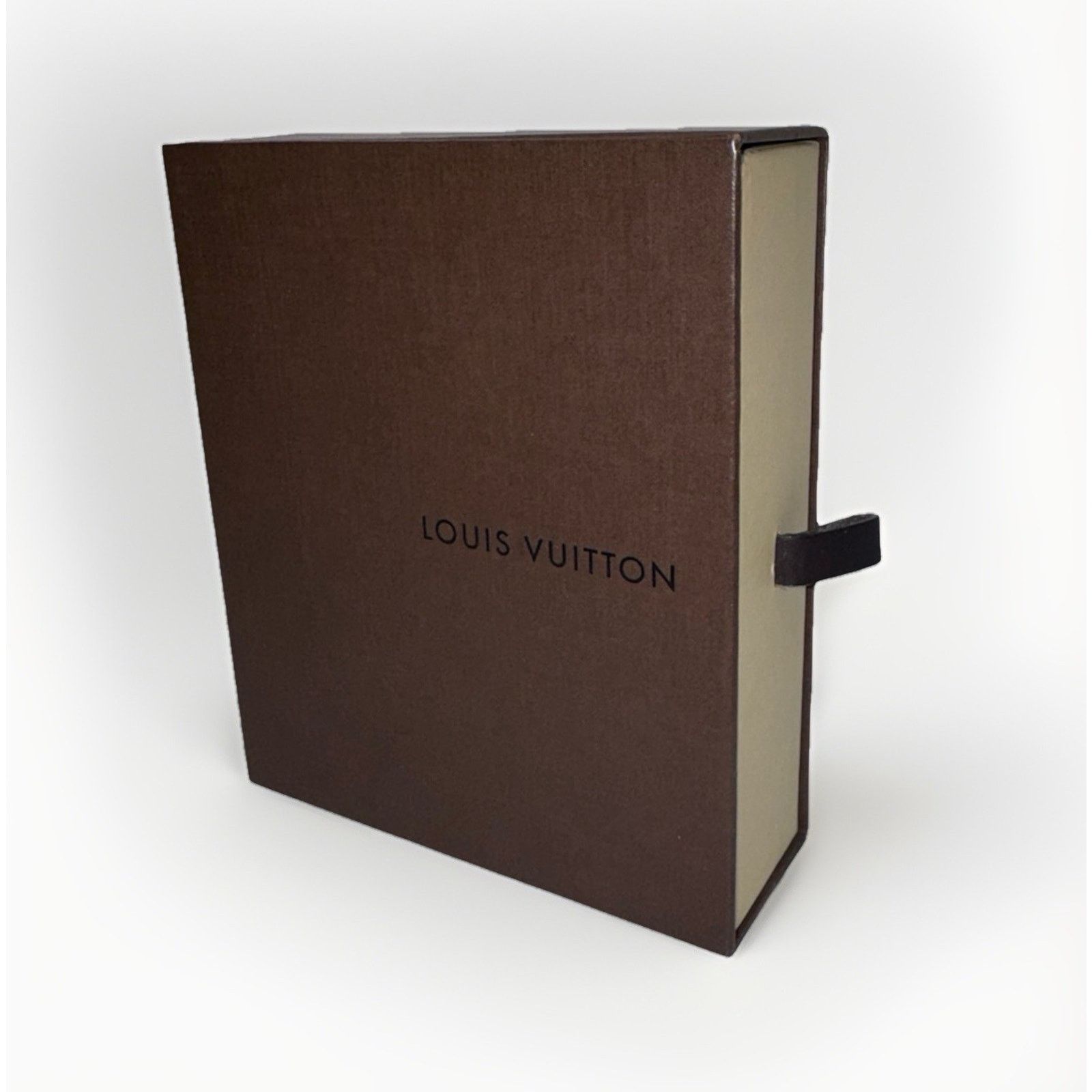 Louis Vuitton Louis Vuitton Drawer Box Vintage Brown Leather Pull Tab Size ONE SIZE - 5 Thumbnail