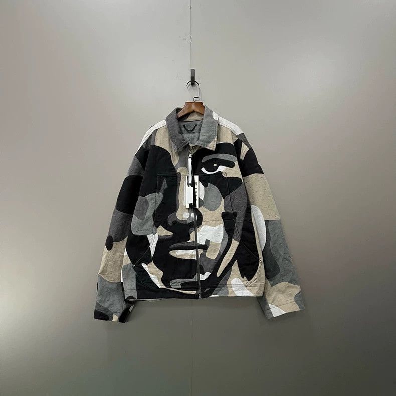 Louis Vuitton Louis Vuitton Geometric Portrait Patchwork Denim Jacket 250 Size US XL / EU 56 / 4 - 1 Thumbnail