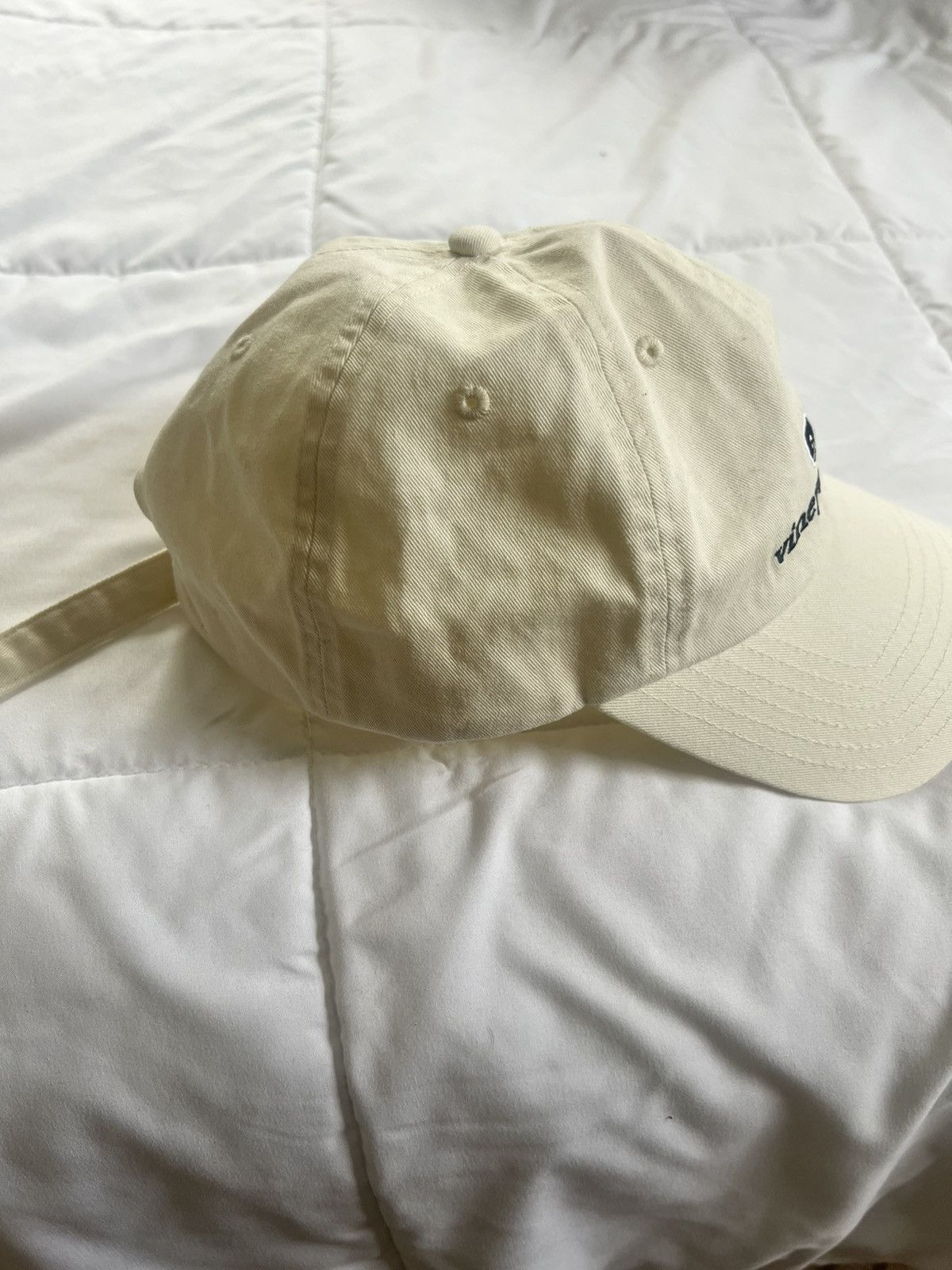 Vineyard Vines Vineyard Vines Whale Strapback Hat Off White Adjustable Size ONE SIZE - 5 Thumbnail