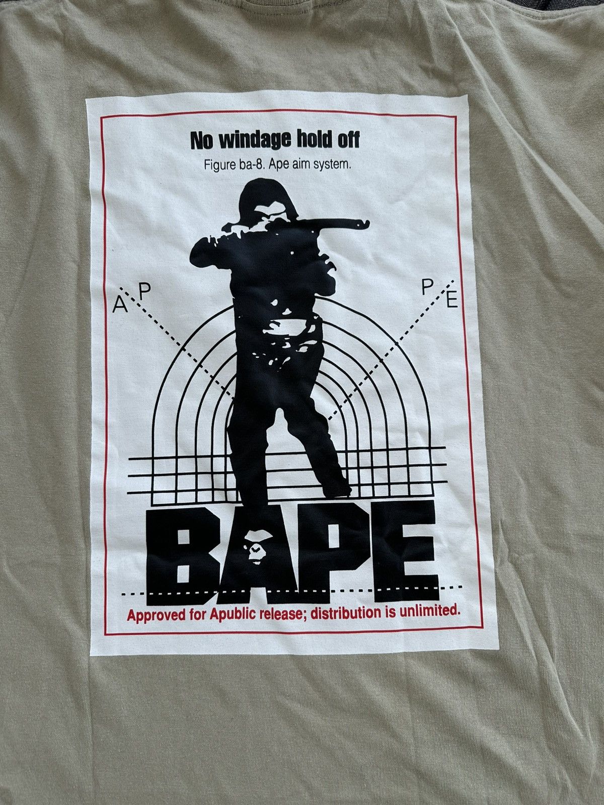 Bape Bape “No Windage tee” Size US XL / EU 56 / 4 - 2 Thumbnail
