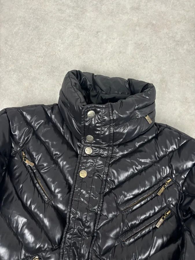 Just Cavalli 2000s Cavalli Cavalli Black Nylon Quilted Puffer Jacket Size US M / EU 48-50 / 2 - 4 Thumbnail