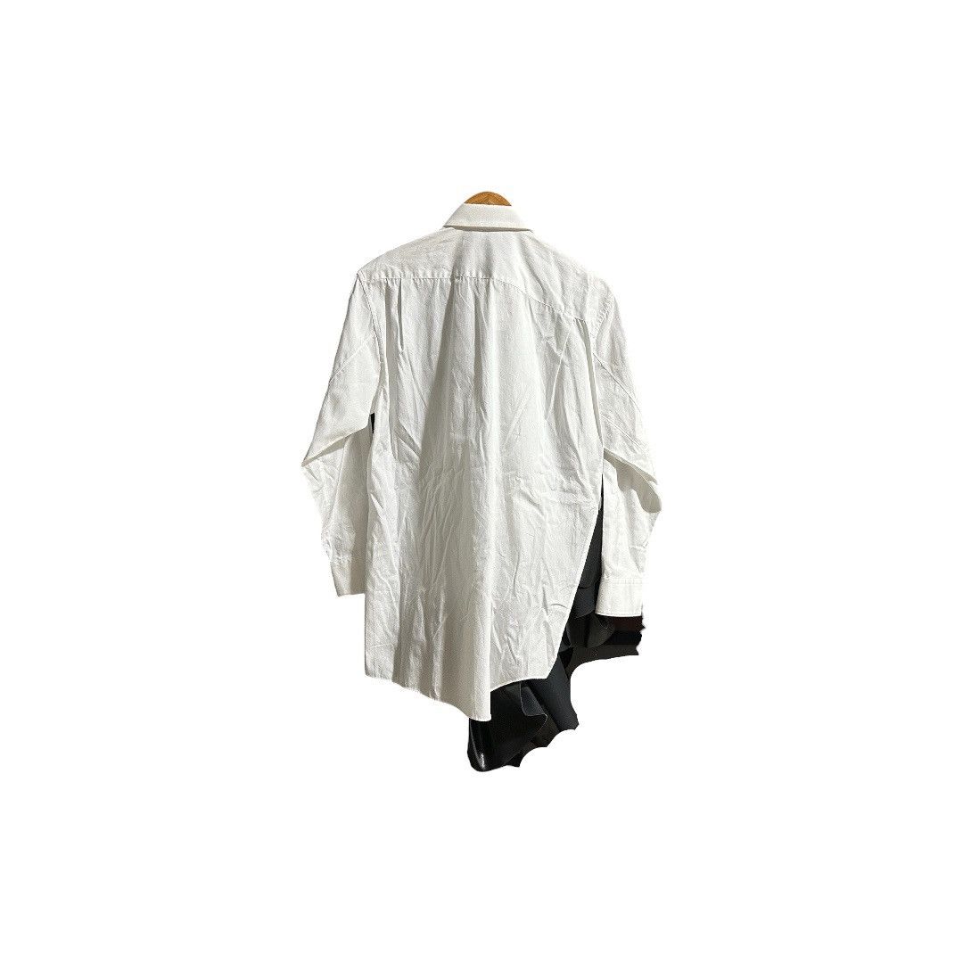 Comme des Garcons 🔥Aw24 Comme Des Garcons Asymmetric Faux Leather Frill Shirt Size US S / EU 44-46 / 1 - 3 Thumbnail