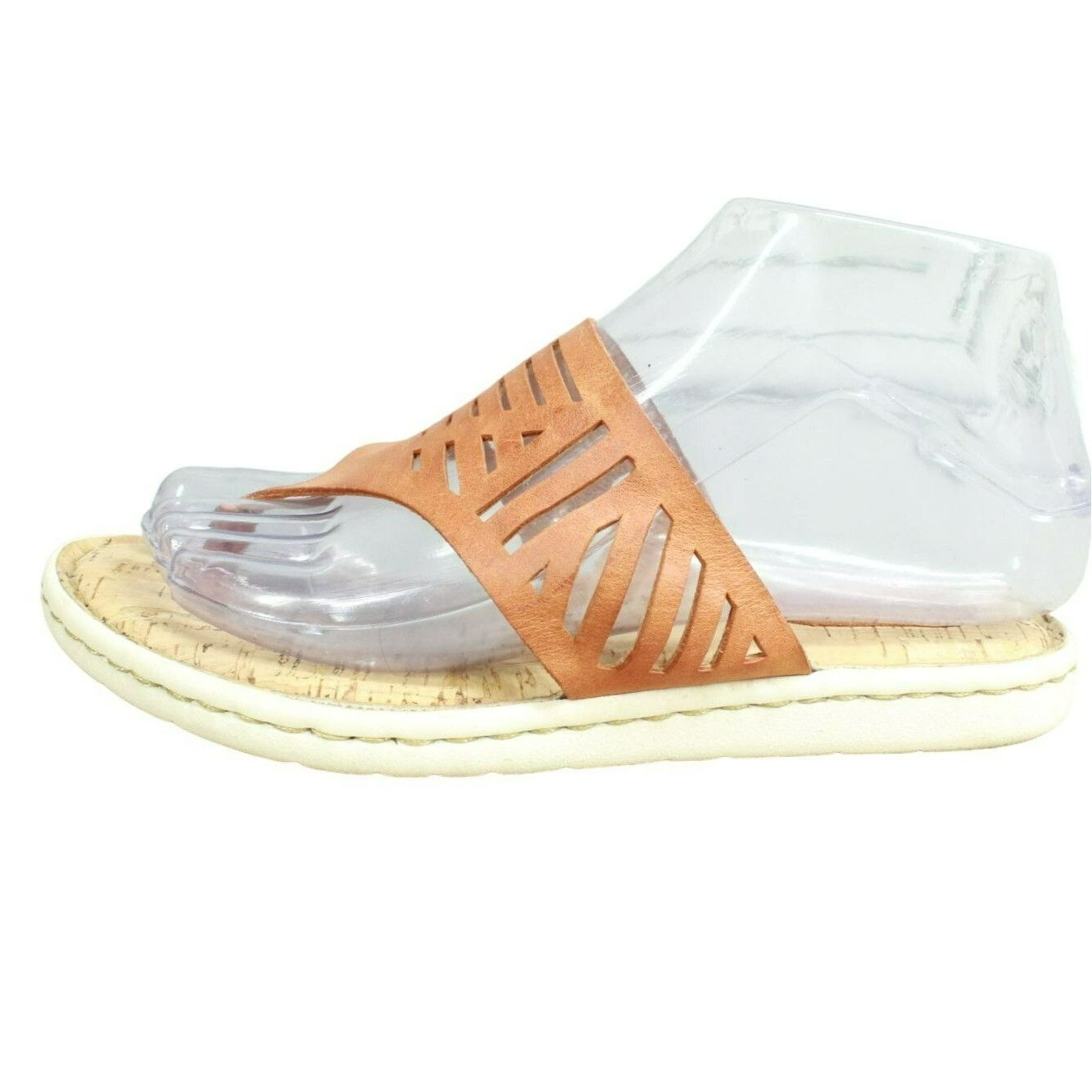 Born × Leather Born Eliora Women's Slip On Thong Flip Flop Sandals Size US 6 / IT 36 - 2 Thumbnail