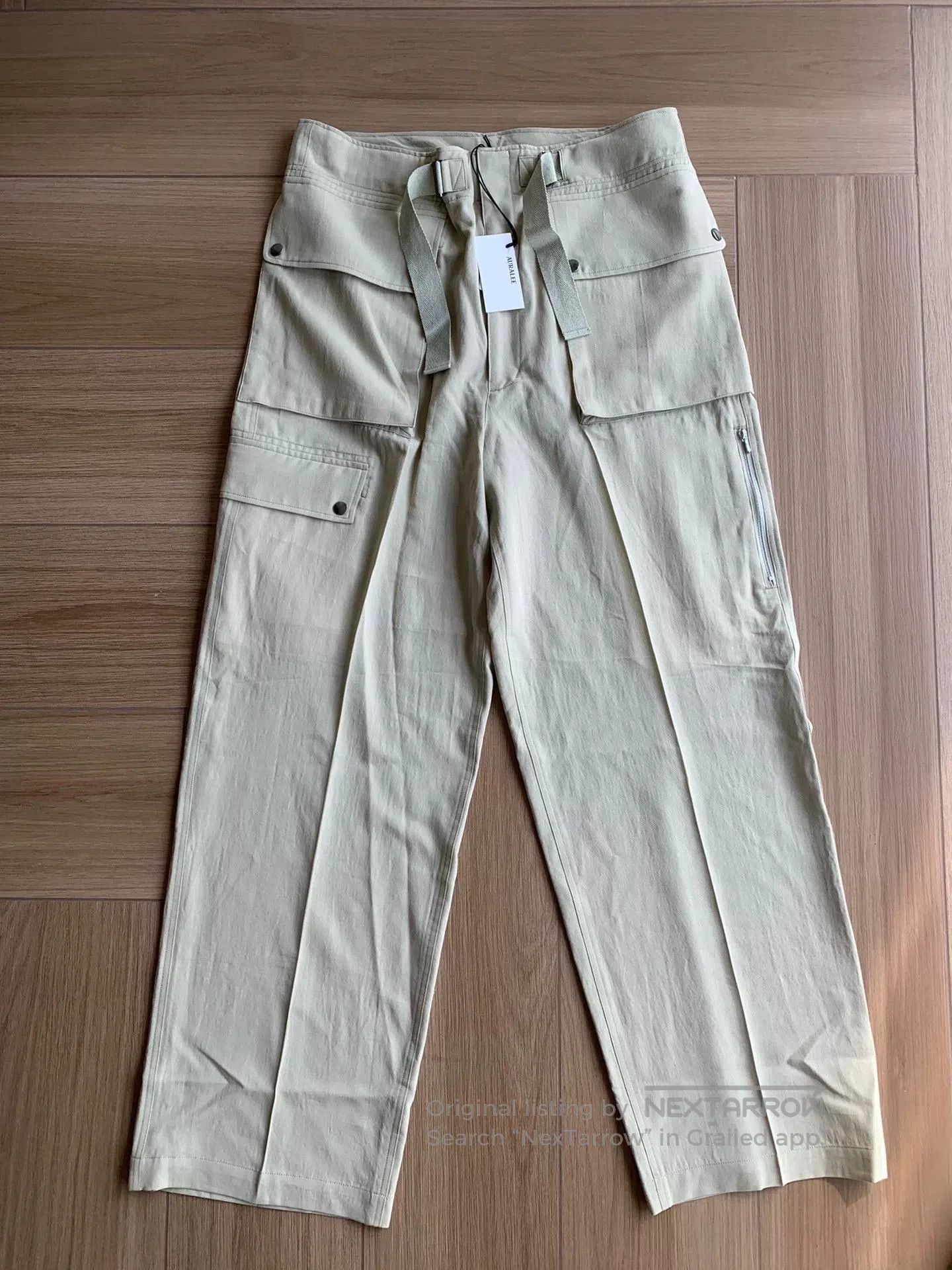 Auralee AURALEE WOOL HERRINGBONE CARGO PANTS. Size US 36 / EU 52 - 1 Thumbnail