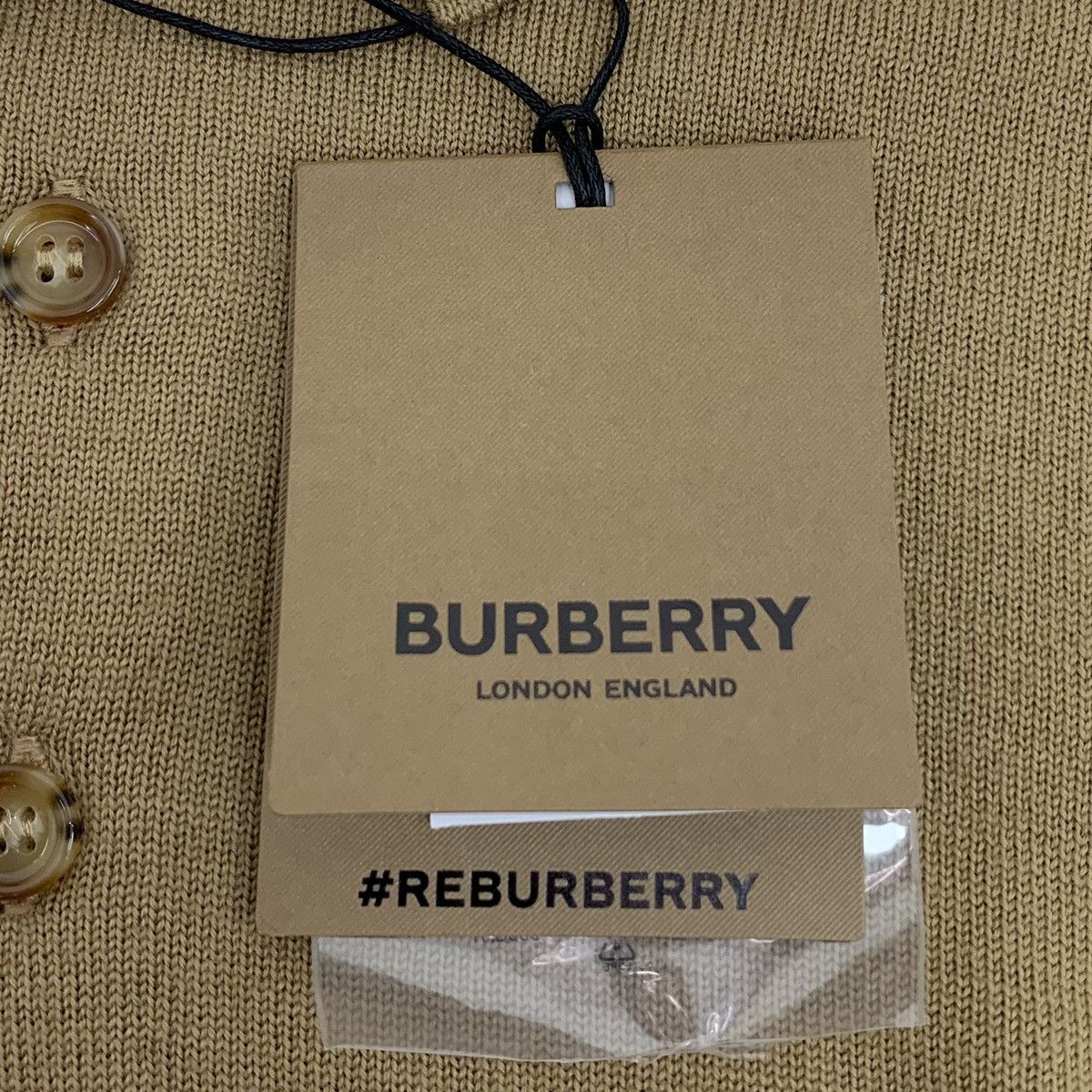Burberry Burberry Dark Brown Wool Long Sleeve Knit Polo Shirt K26WX Size US S / EU 44-46 / 1 - 6 Thumbnail