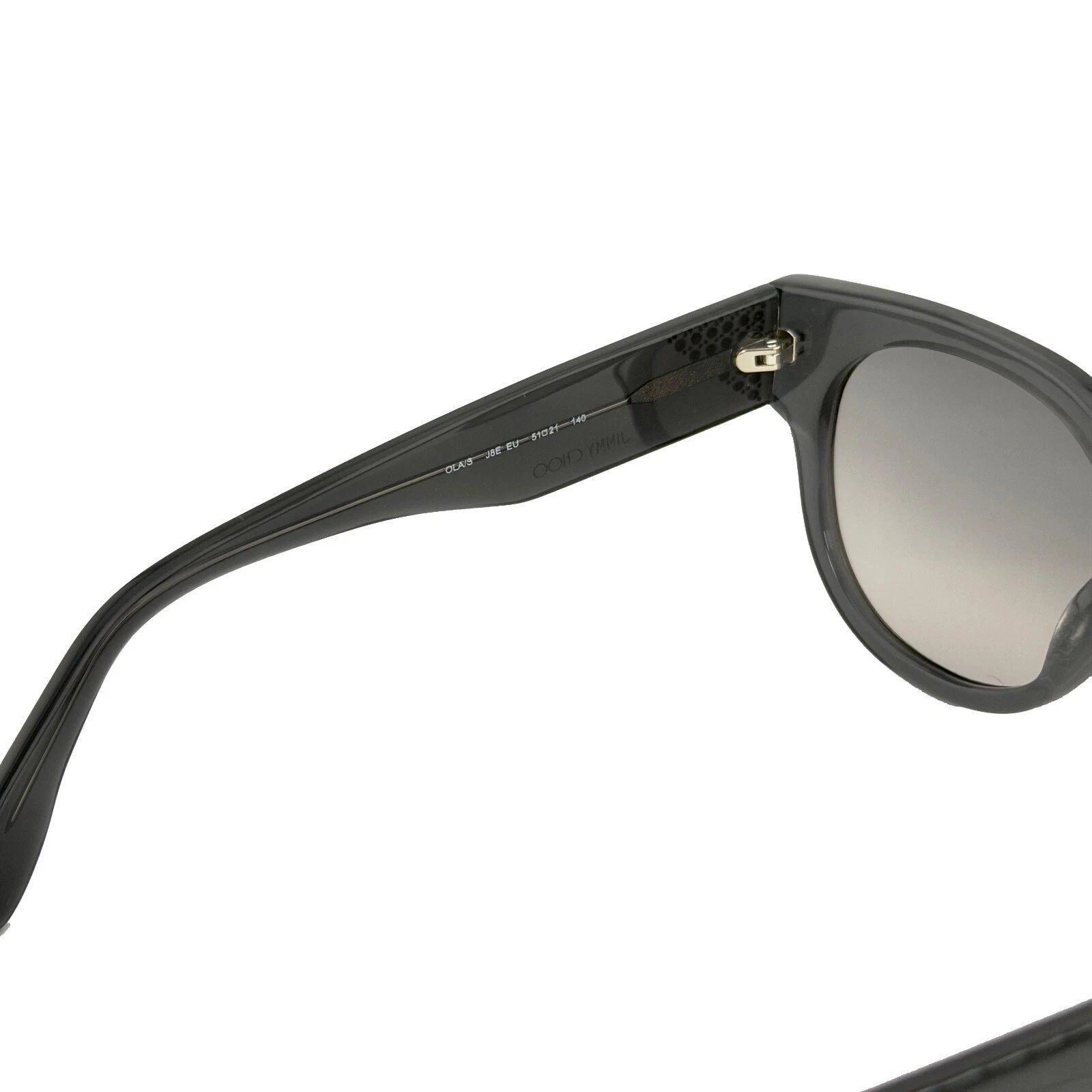 Jimmy Choo JIMMY CHOO OLA Translucent Grey Crystal Sunglasses Ola/S Size ONE SIZE - 6 Thumbnail