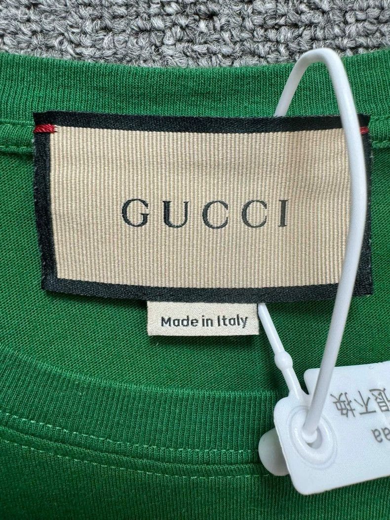 Gucci GucciNew green cartoon puppy short sleeves 2503-Nextarrow Size US M / EU 48-50 / 2 - 4 Thumbnail