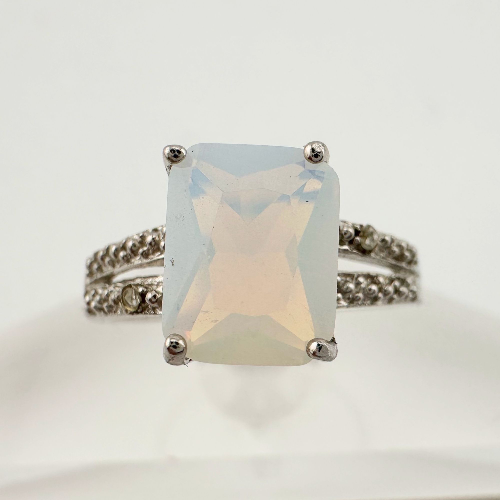 Other Beautiful Natural Opal Ring with Small Diamond Accent - Size Size ONE SIZE - 3 Thumbnail