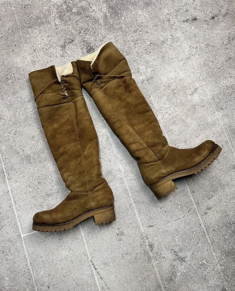 Genuine Leather × Moncler × Moncler Grenoble Vintage Leather Suede Boots High Luxury Moncler Size US 8 / EU 41 - 9 Thumbnail